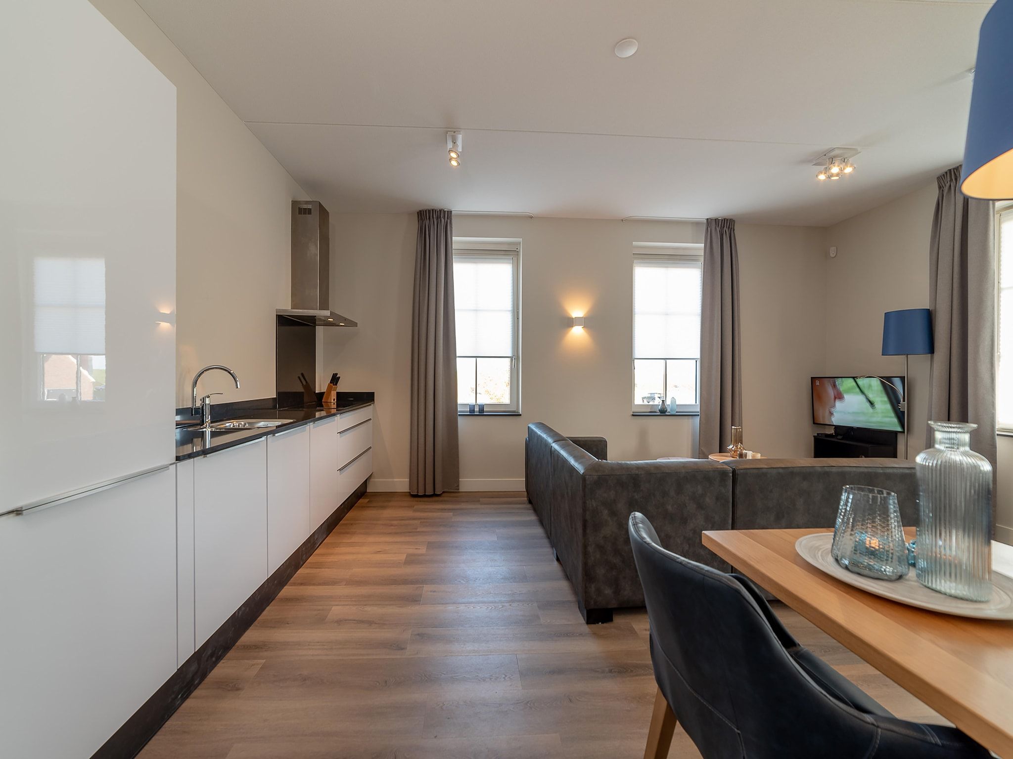 De keuken van Zeeuwse Parel Appartement 4 pers 1 bdk - 2 in Colijnsplaat