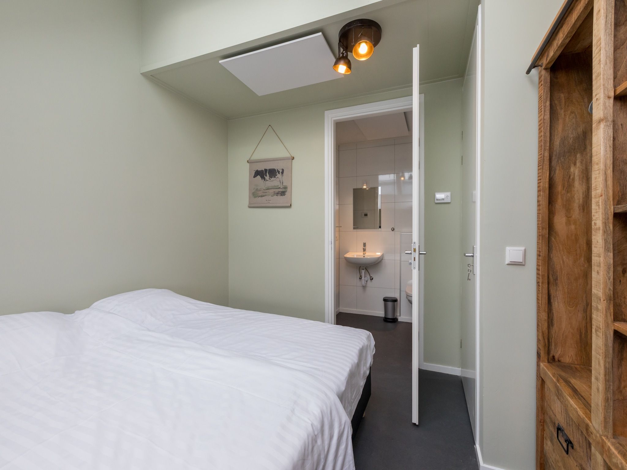 Een slaapkamer van Vroondijk 2-Zeebloesem in Vrouwenpolder