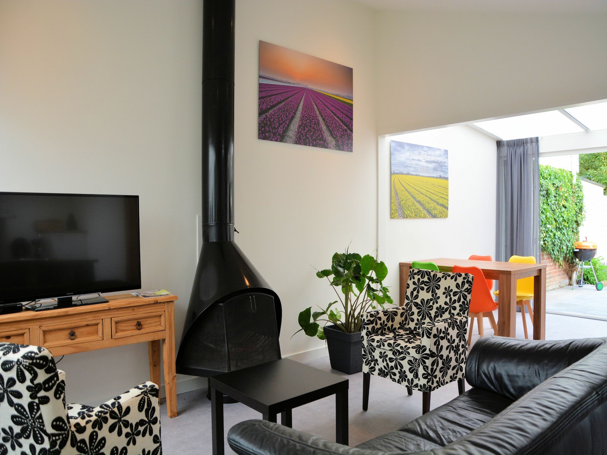 De woonkamer van Meer & Zee in Noordwijkerhout