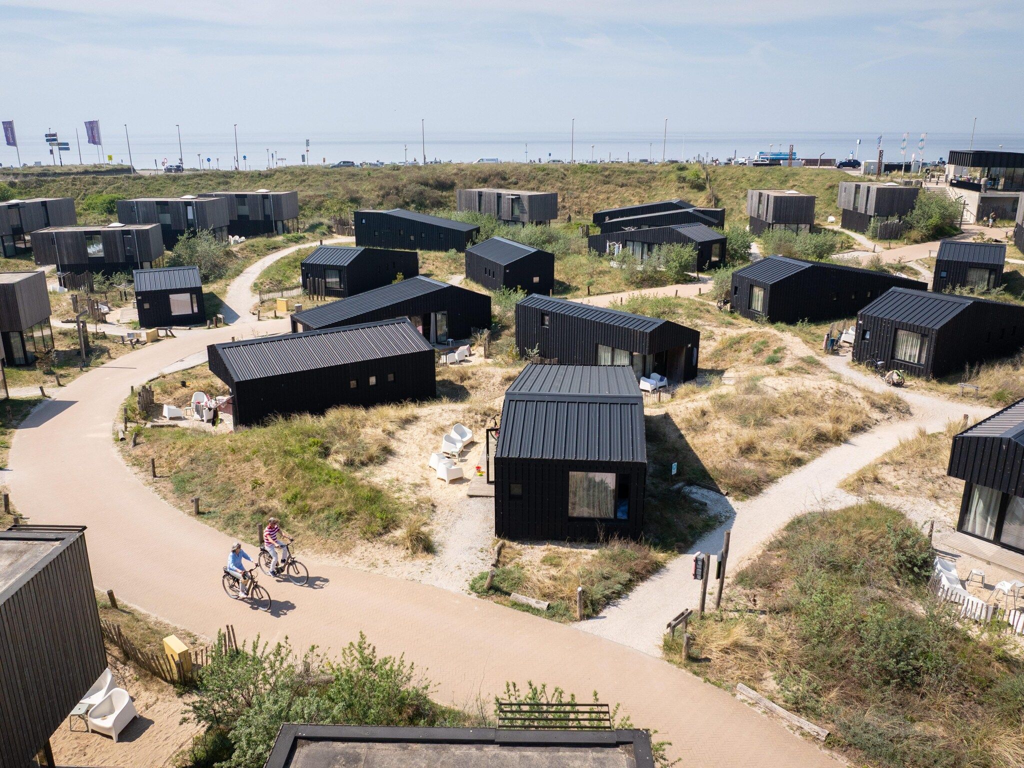 Parkfaciliteiten bij Sea Lodges Zandvoort 6 in Zandvoort