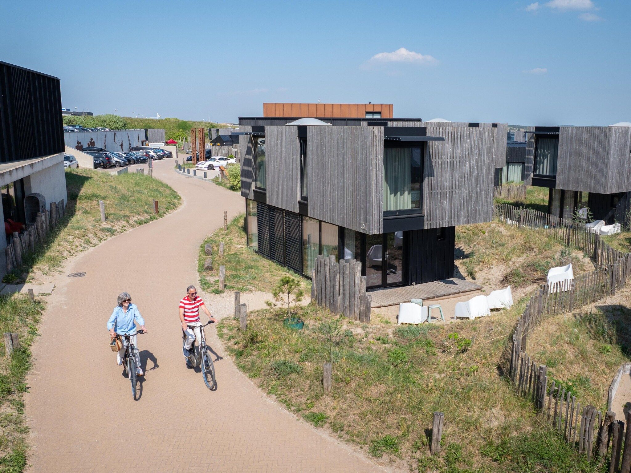 Parkfaciliteiten bij Sea Lodges Zandvoort 7 in Zandvoort