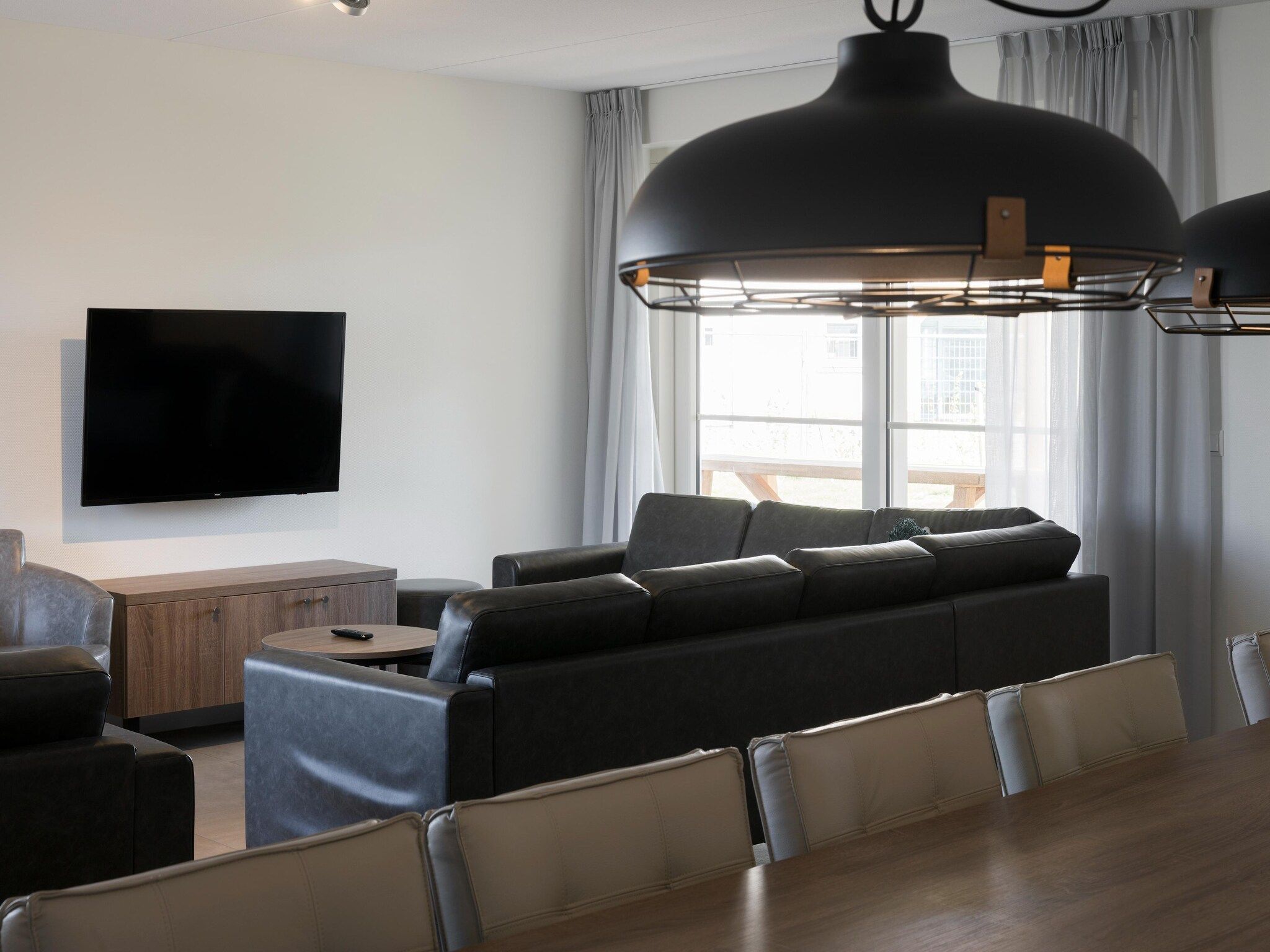 De woonkamer van Beach Resort Nieuwvliet-Bad 10 in Nieuwvliet-Bad