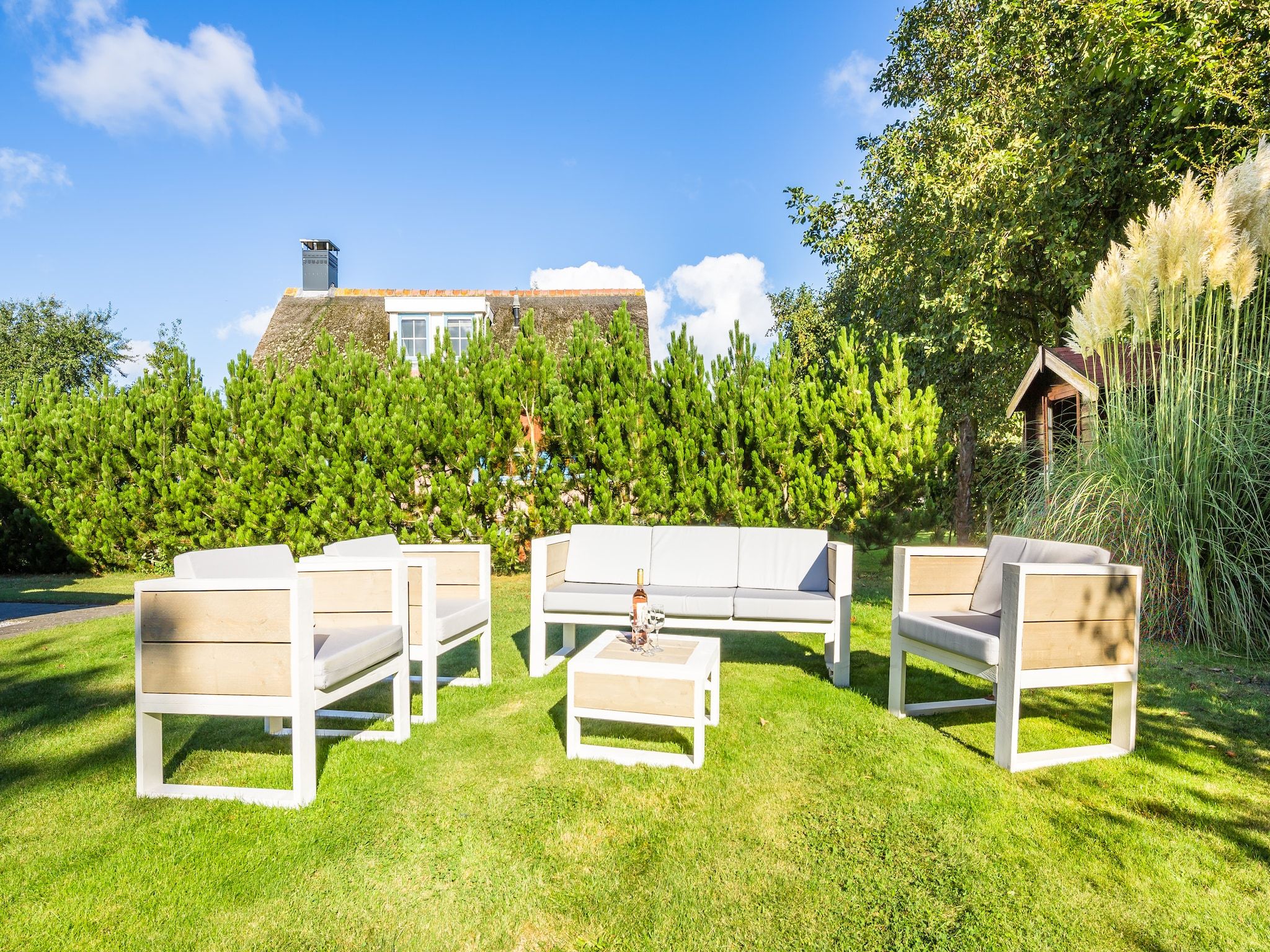 De tuin van Kustpark Texel 12 in De Koog