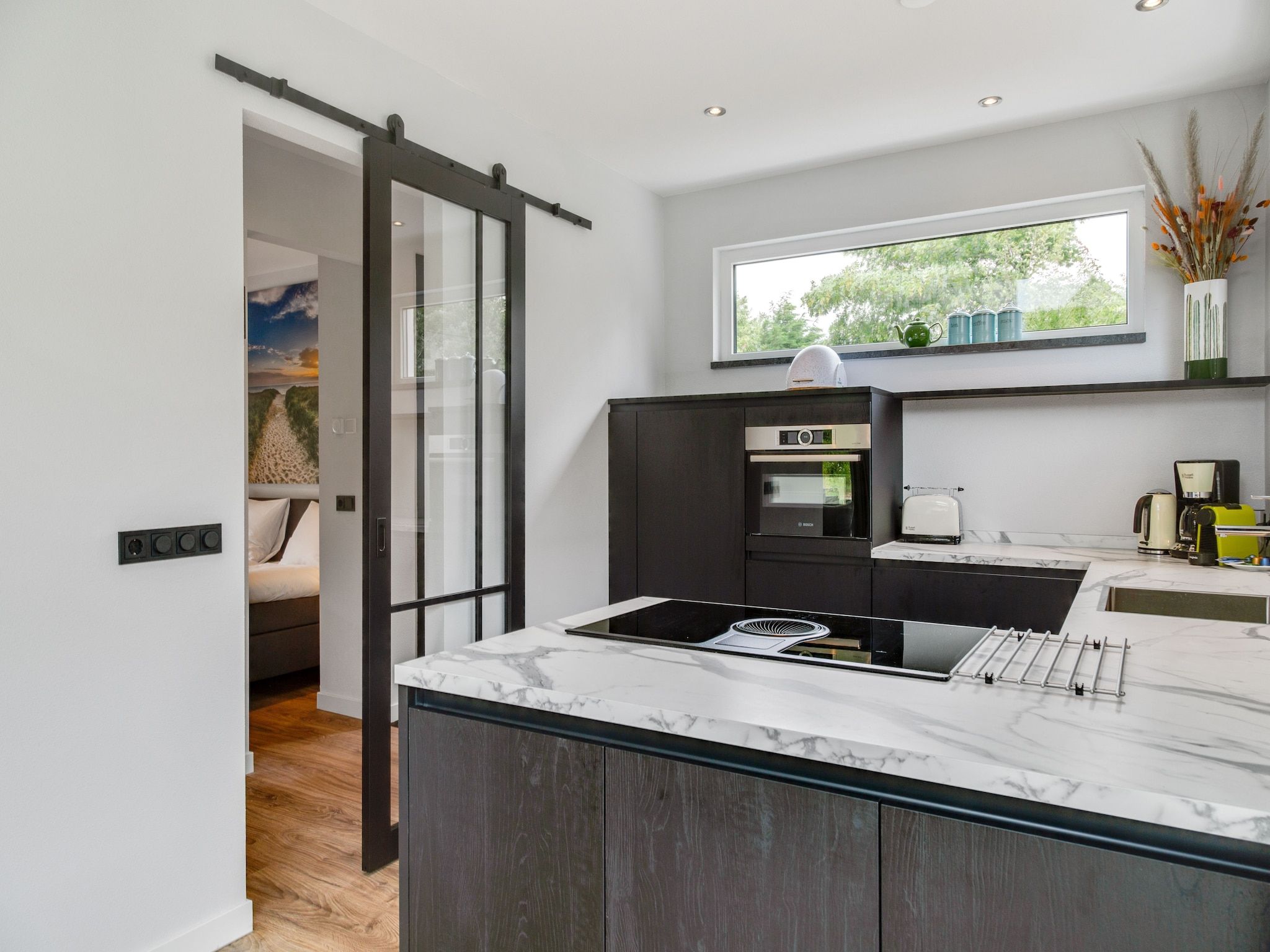 De keuken van De Koog  nr 4 - 6 pers woning de luxe in De Koog Texel