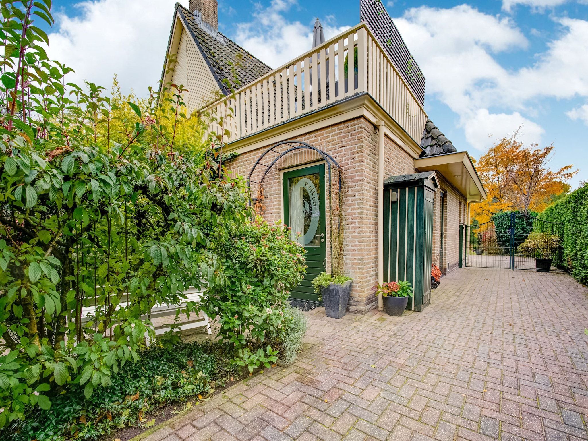 De buitenkant van Vakantie appartement De Stelling in Noordwolde