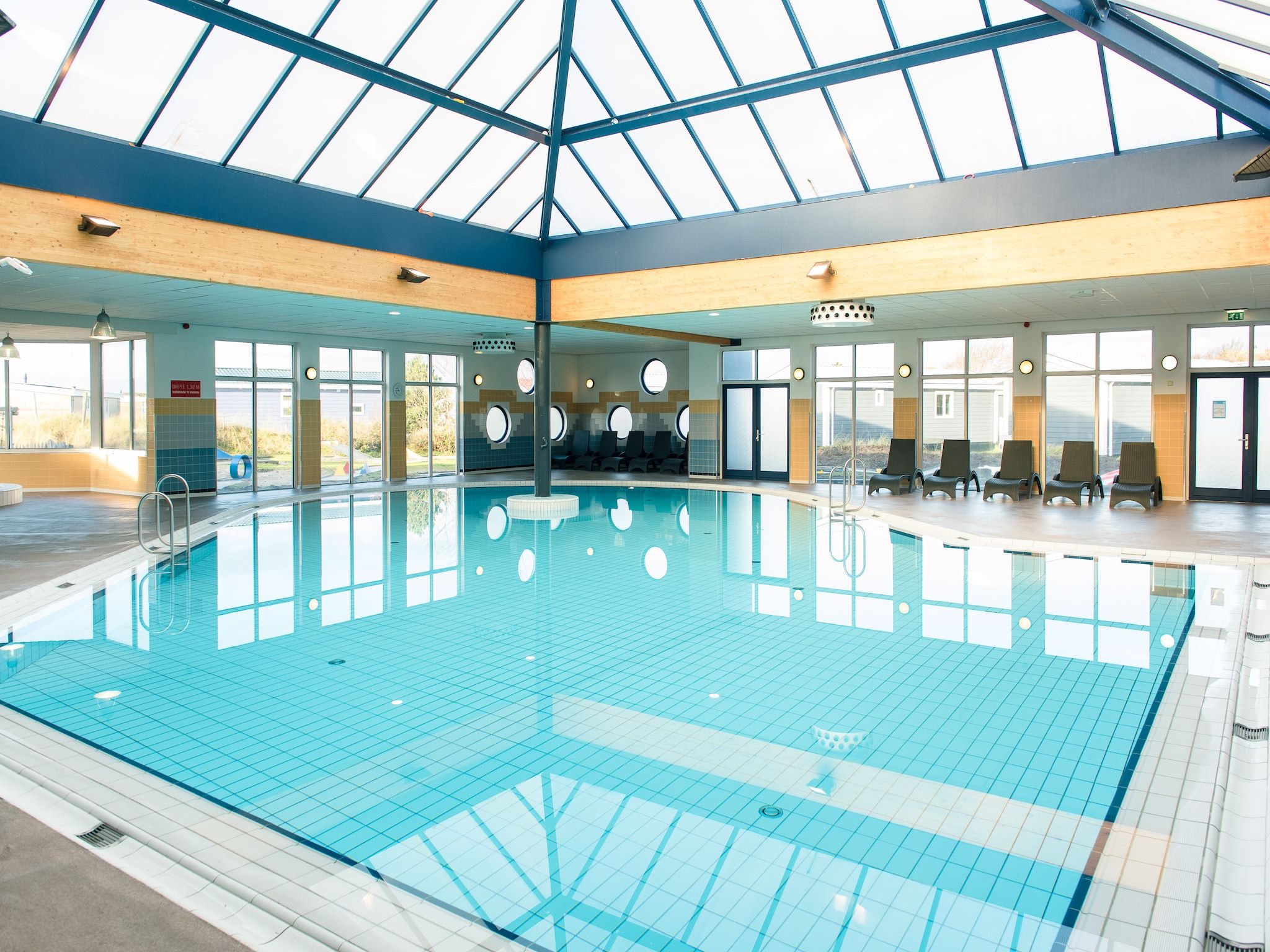 Parkfaciliteiten bij Vakantiepark Boomhiemke 15 in Hollum