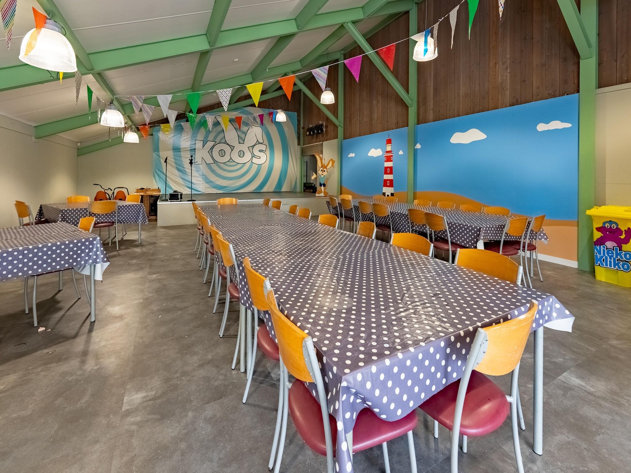 Parkfaciliteiten bij Vakantiepark Boomhiemke 15 in Hollum