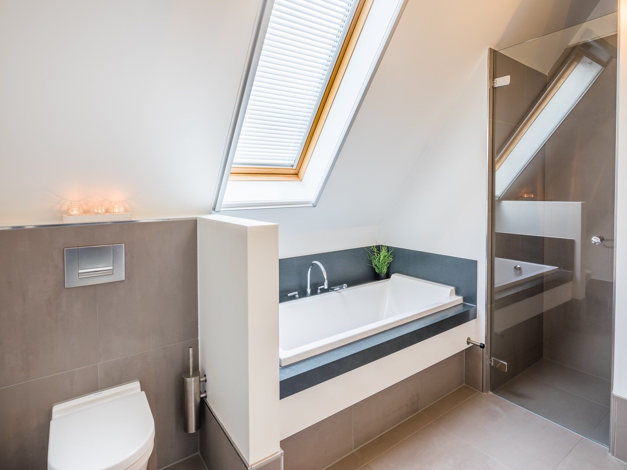 De badkamer van Resort Waterrijk Oesterdam 9 in Tholen