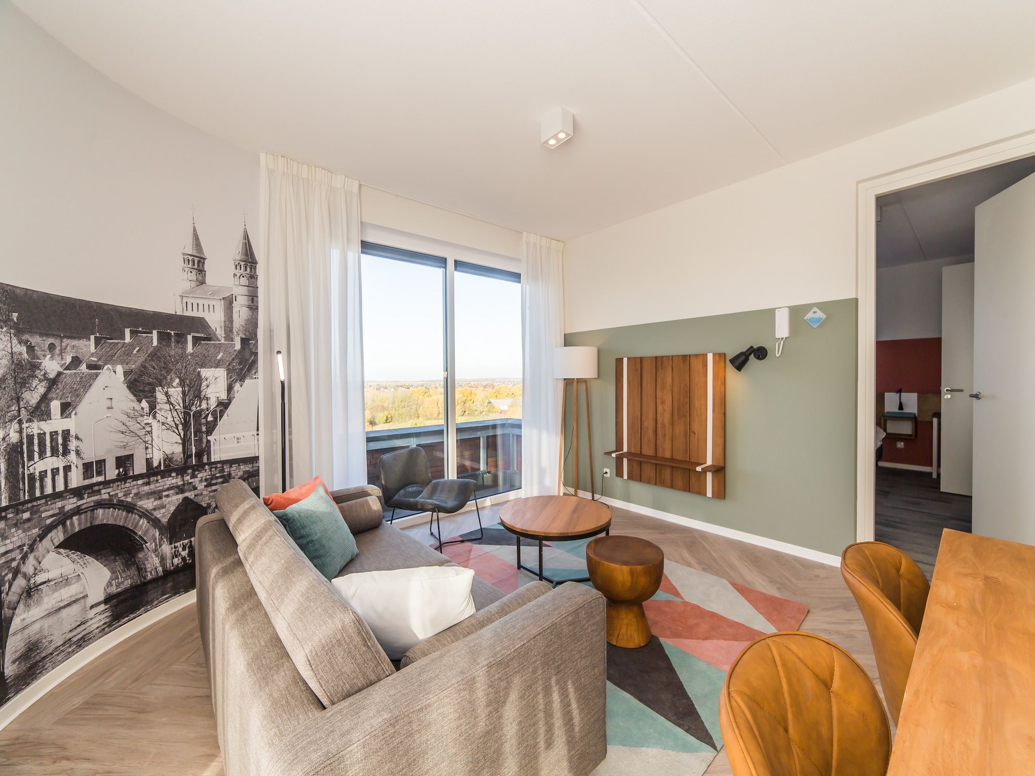 De woonkamer van Resort Maastricht - Prins van Oranje 3 in Maastricht