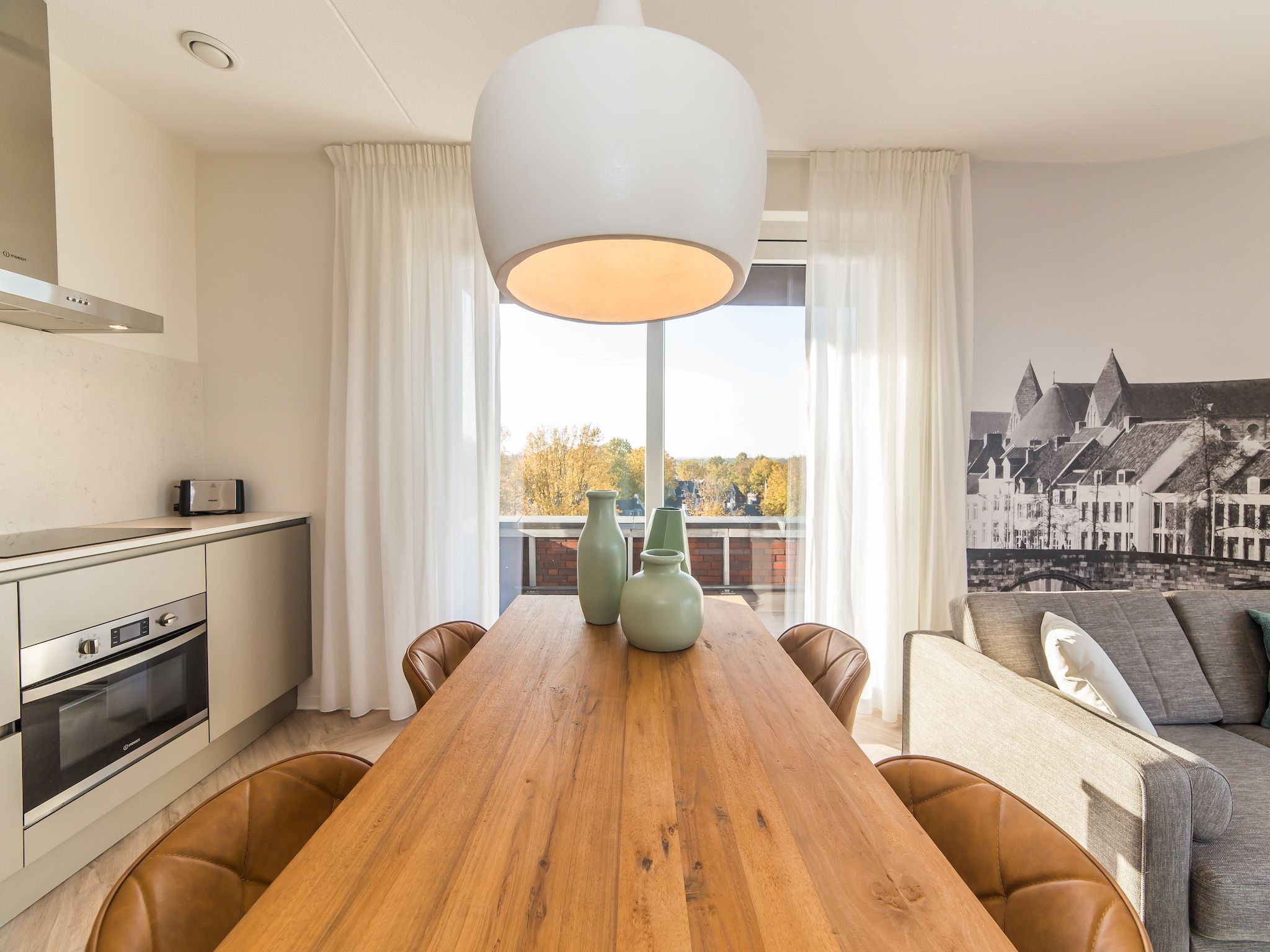 De woonkamer van Resort Maastricht - Prins van Oranje 1 in Maastricht