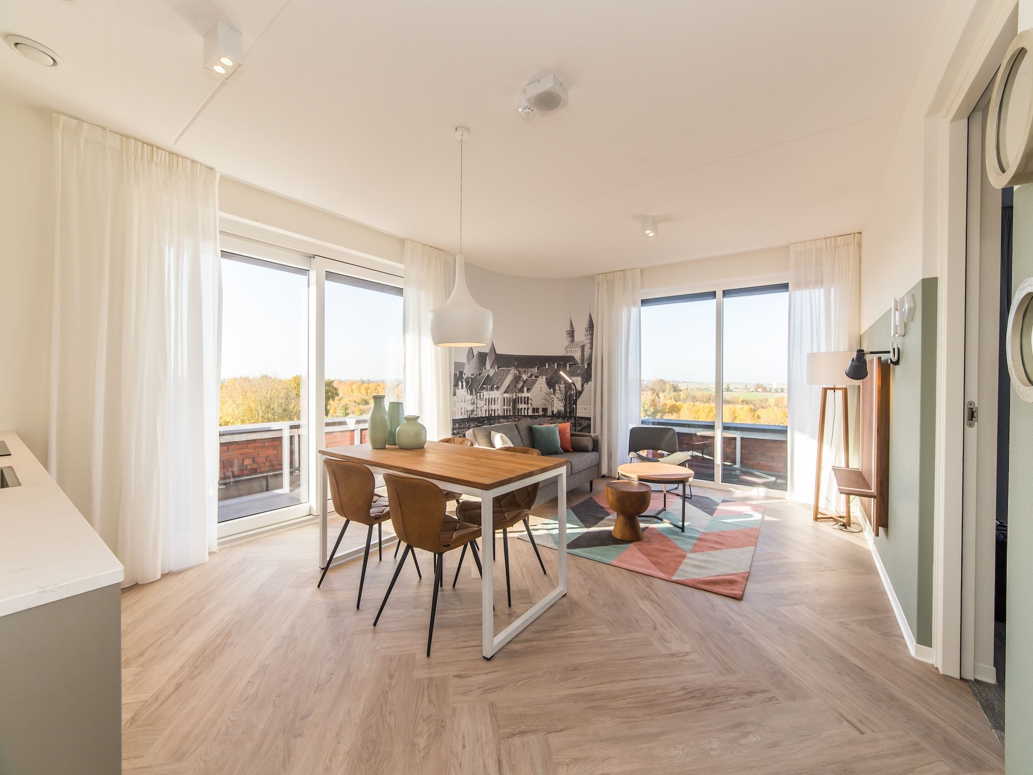 De eetkamer van Resort Maastricht - Prins van Oranje 1 in Maastricht