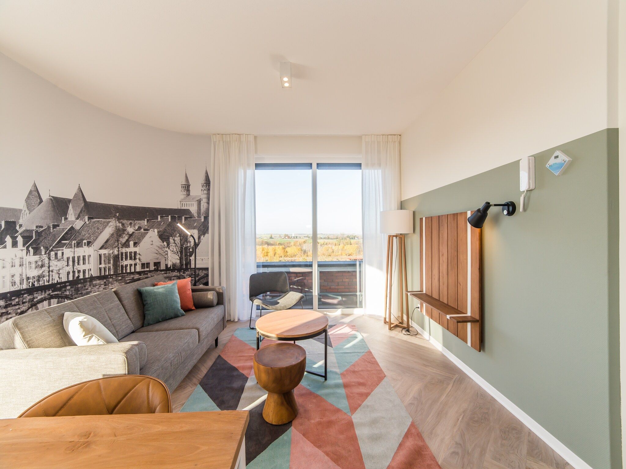 De woonkamer van Resort Maastricht - Prins van Oranje 3 in Maastricht