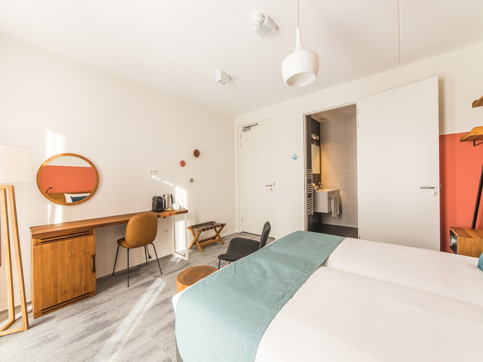Een slaapkamer van Resort Maastricht - Prins van Oranje 3 in Maastricht