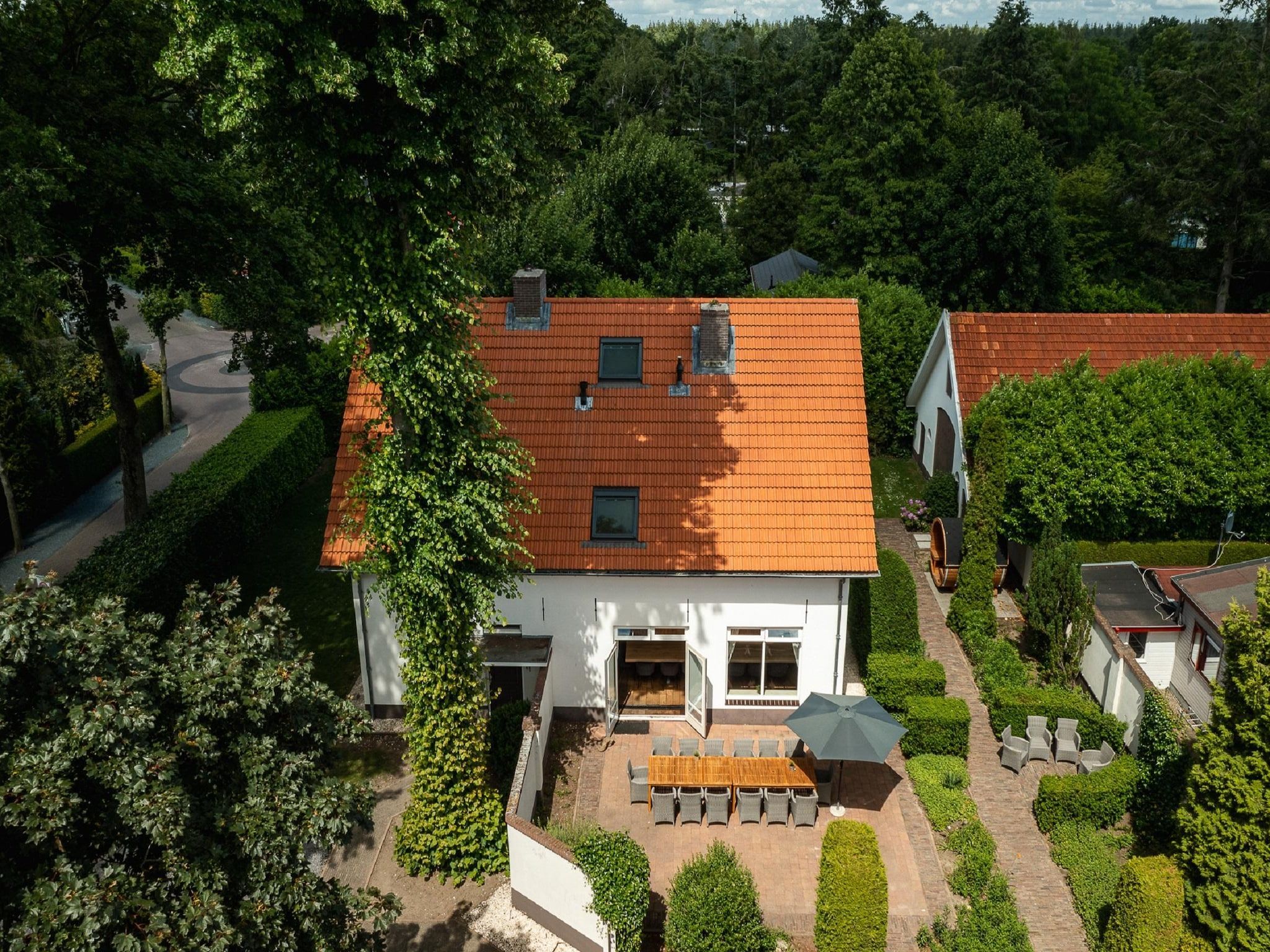 De buitenkant van Landgoed De IJsvogel 10 in Voorthuizen