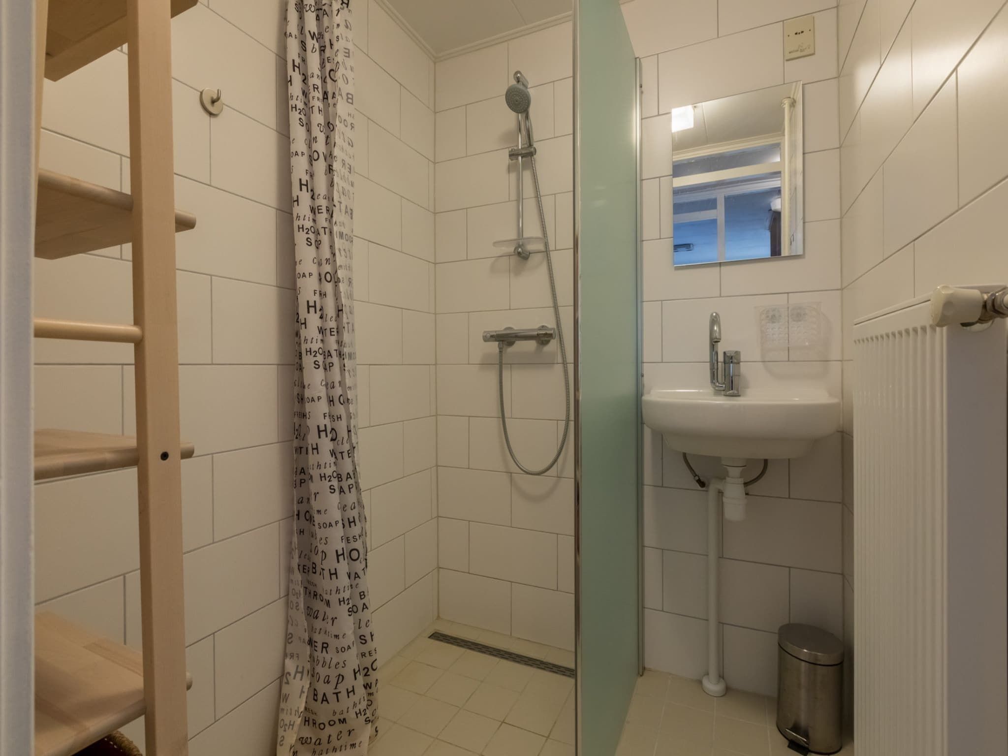De badkamer van Kievitenlaan 22 in Veere