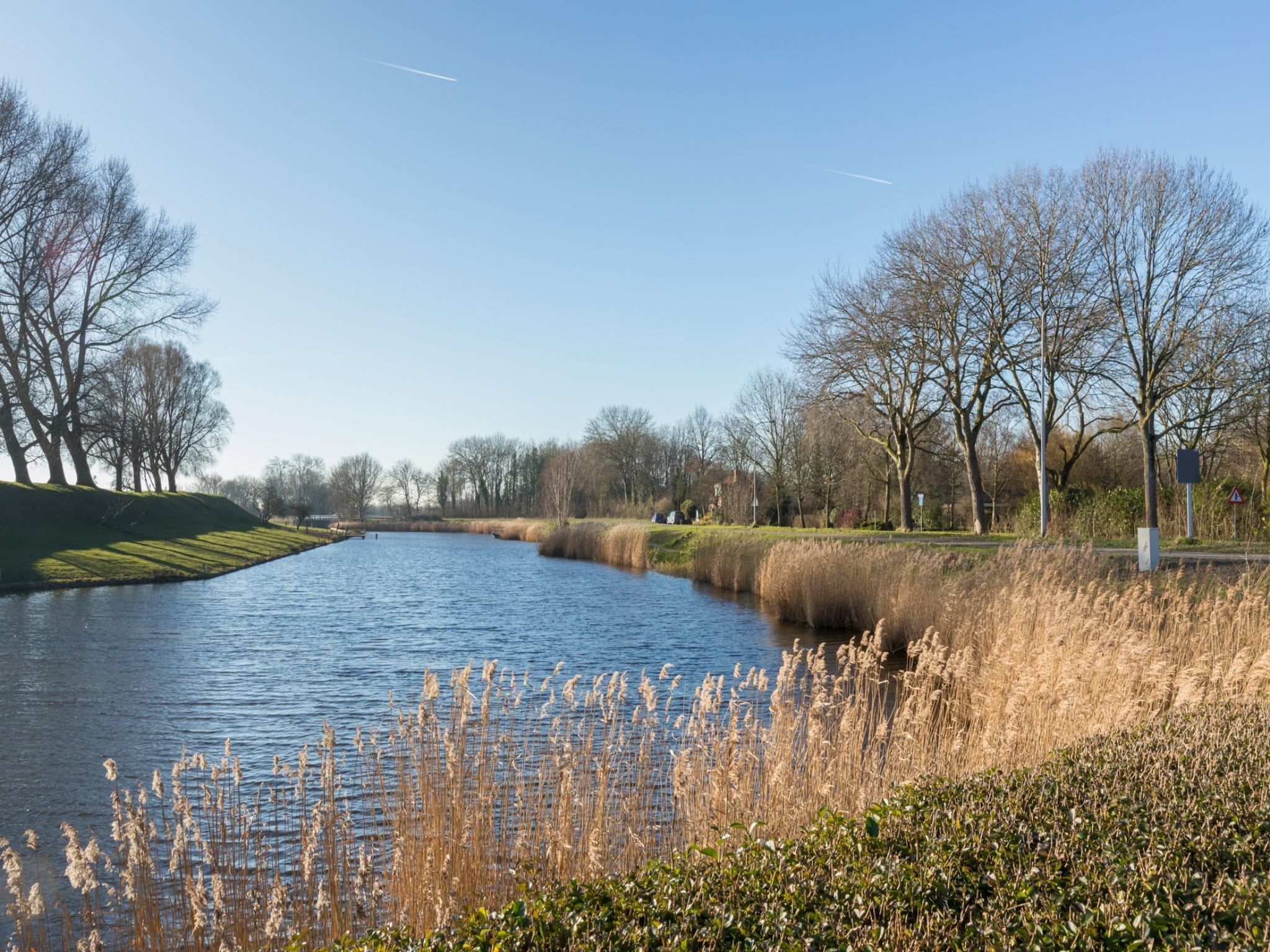 Het uitzicht vanaf Kievitenlaan 22 in Veere