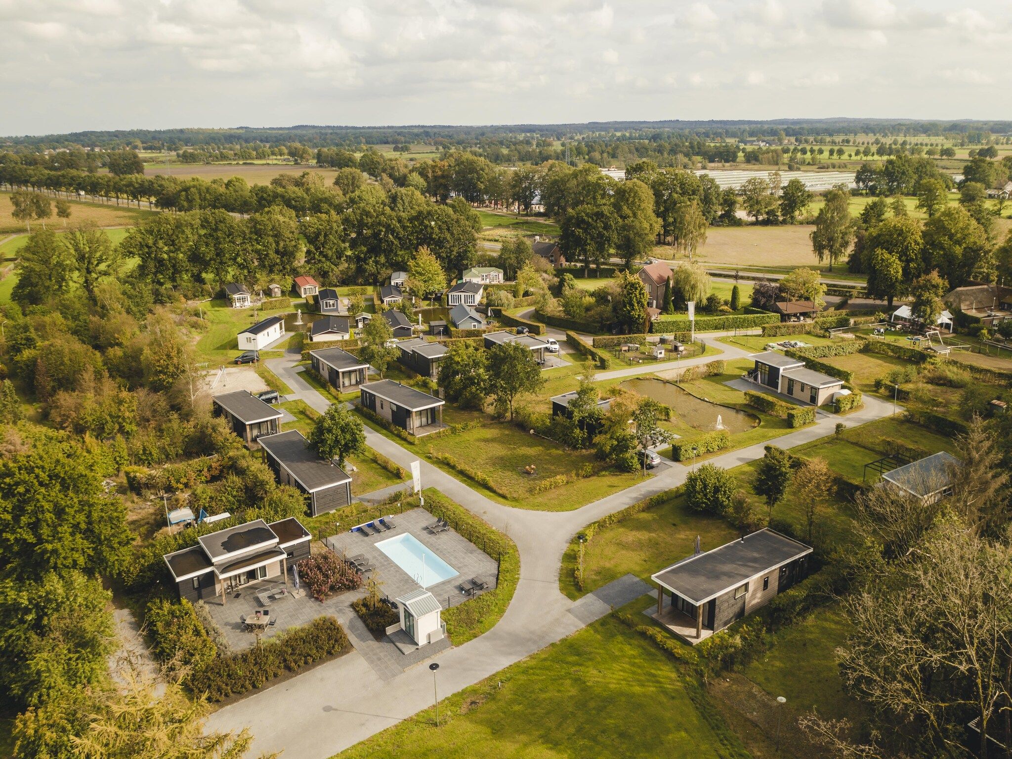 Parkfaciliteiten bij Buitenplaats Holten 7 in Rijssen