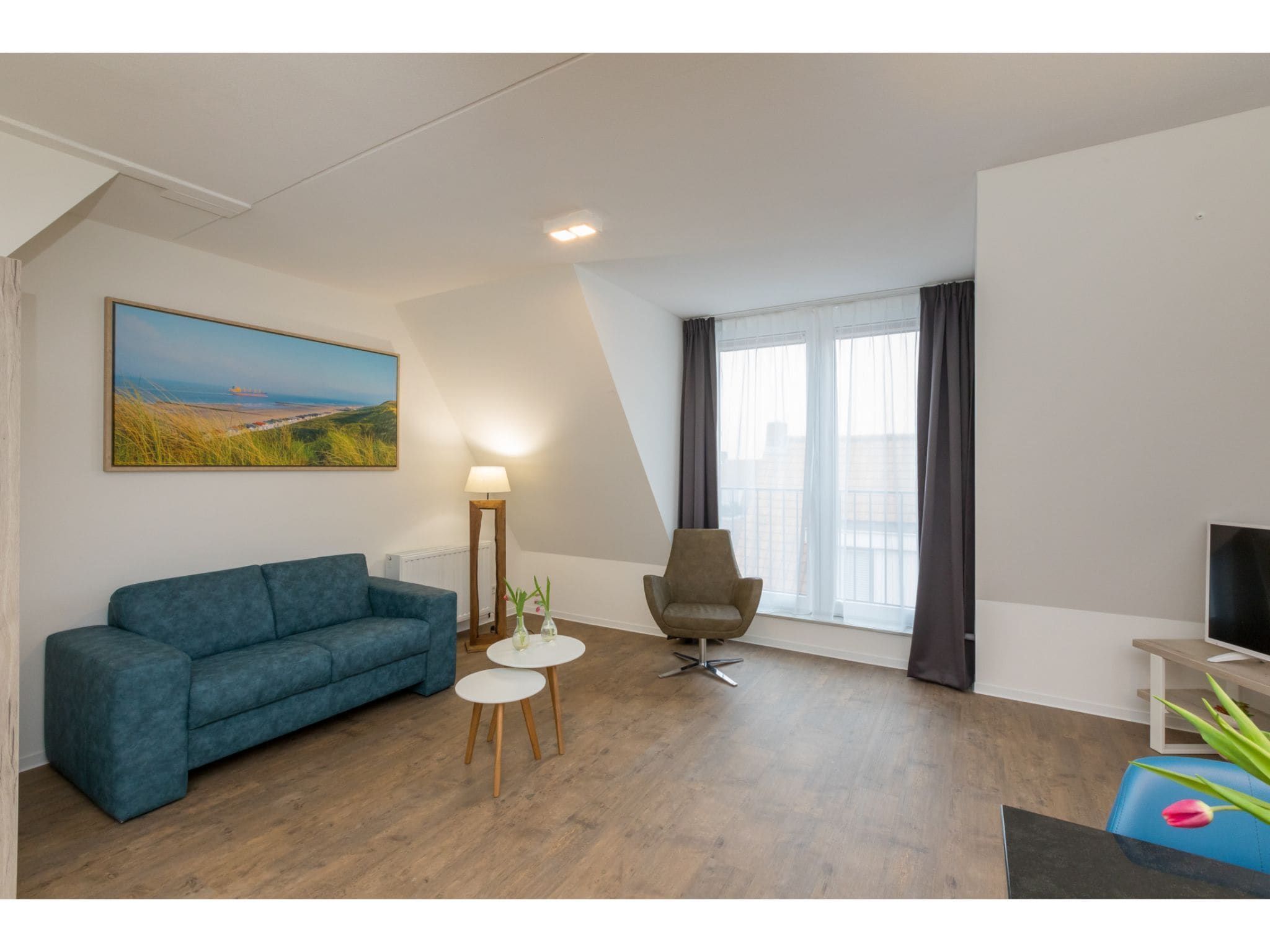 De woonkamer van Aparthotel Zoutelande - 2 pers luxe studio plus in Zoutelande