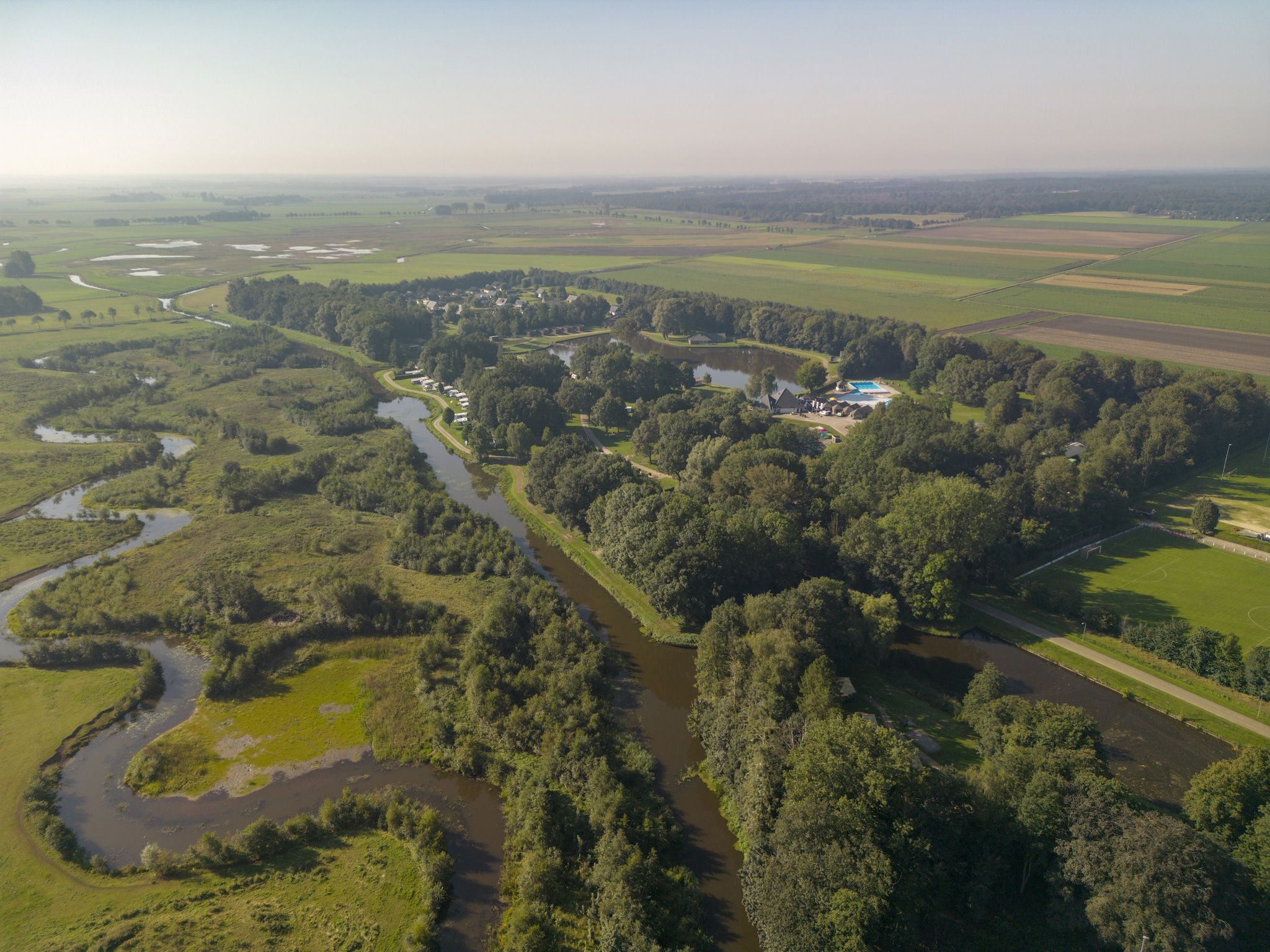 De omgeving van Hunzepark 13 in Gasselternijveen