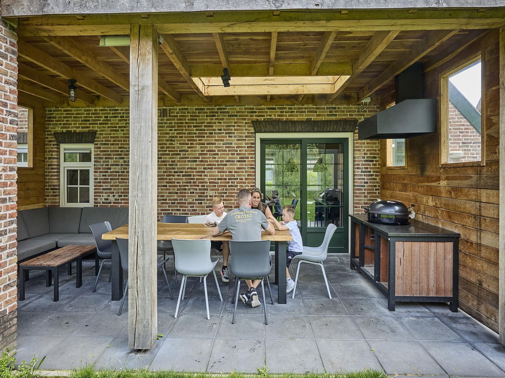 De woonkamer van Buitenhof De Leistert 30 in Roggel