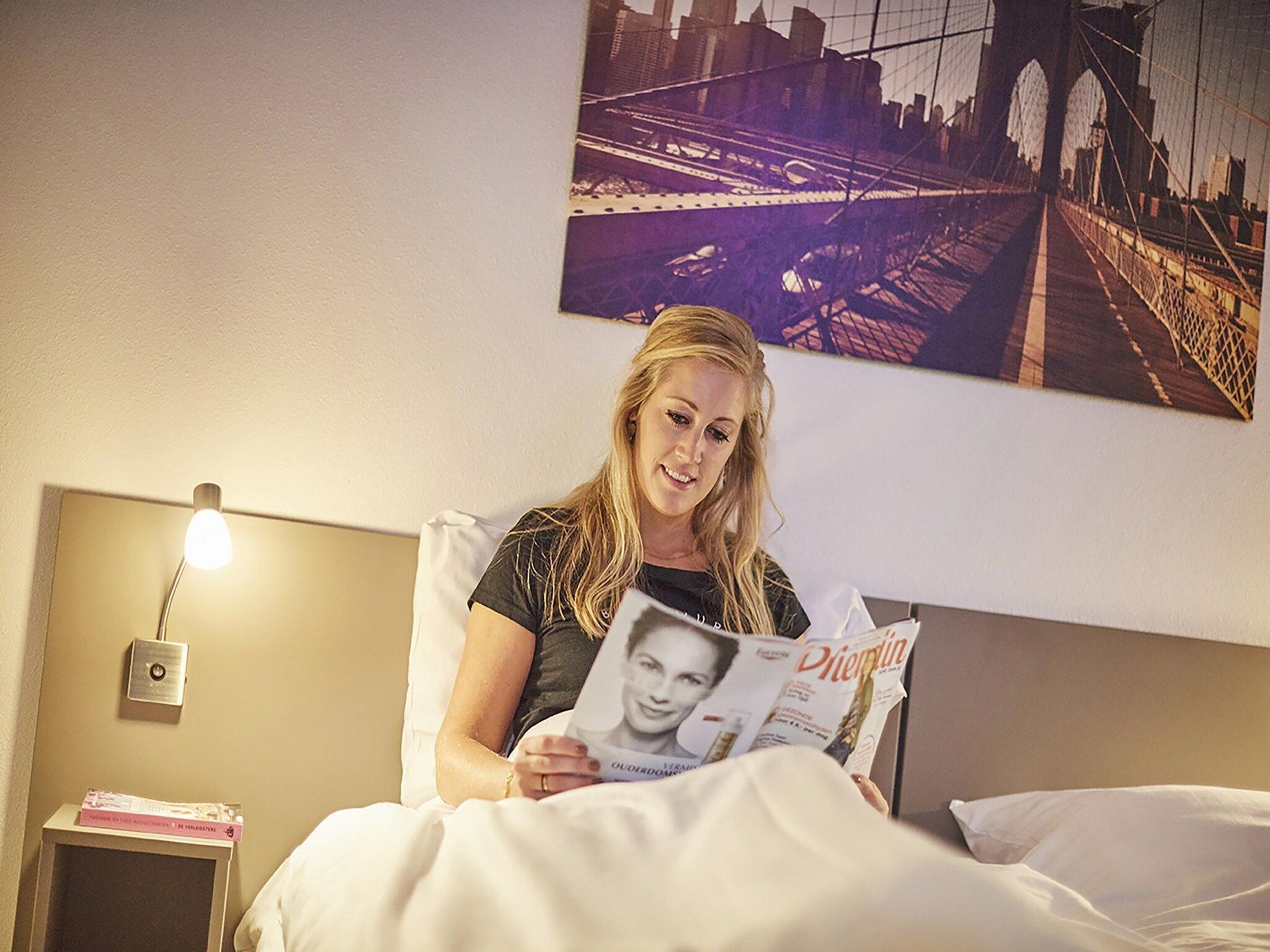 Een slaapkamer van Buitenhof De Leistert 31 in Roggel