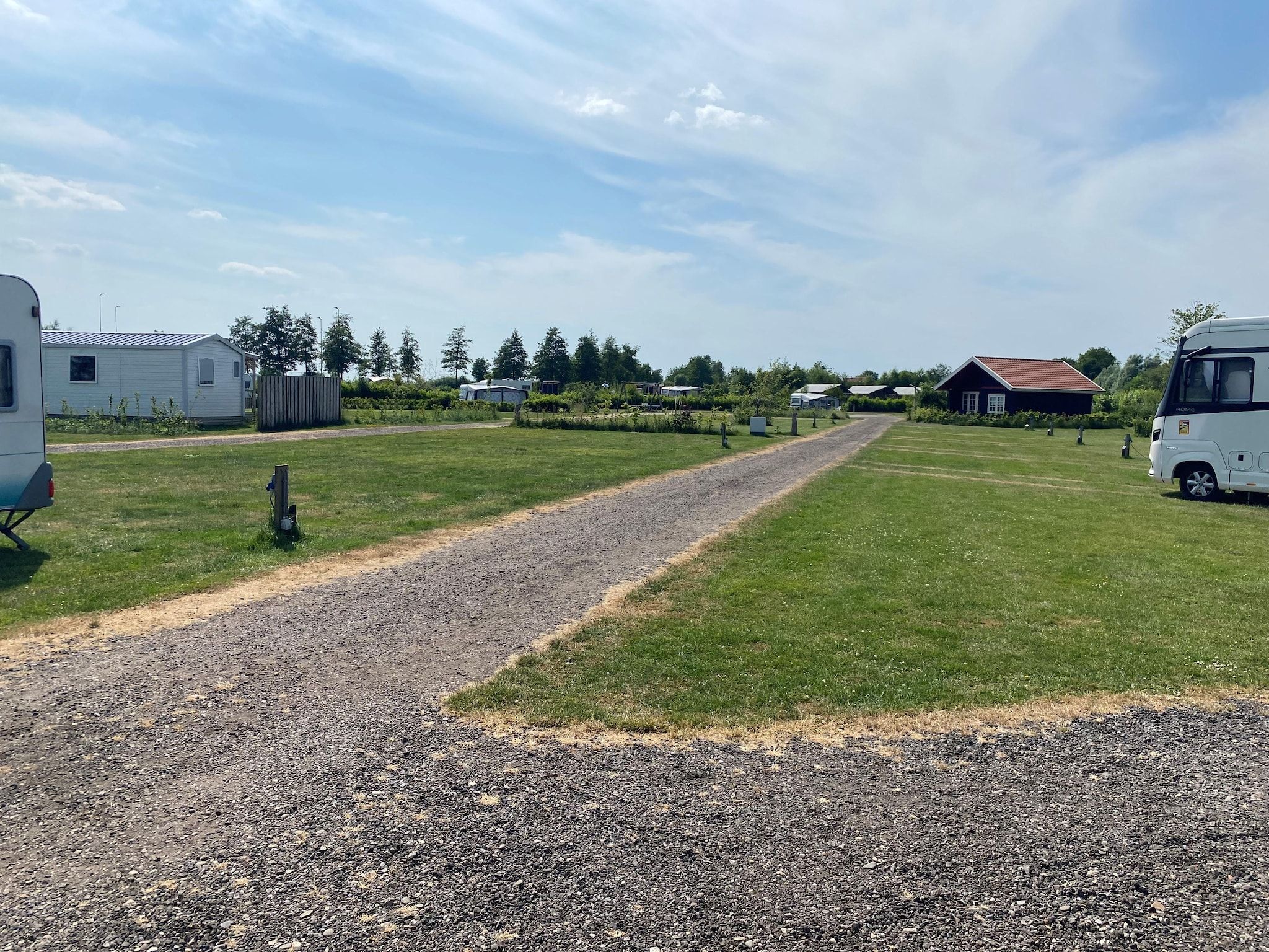 Het uitzicht vanaf Chalet Famke in De Veenhoop