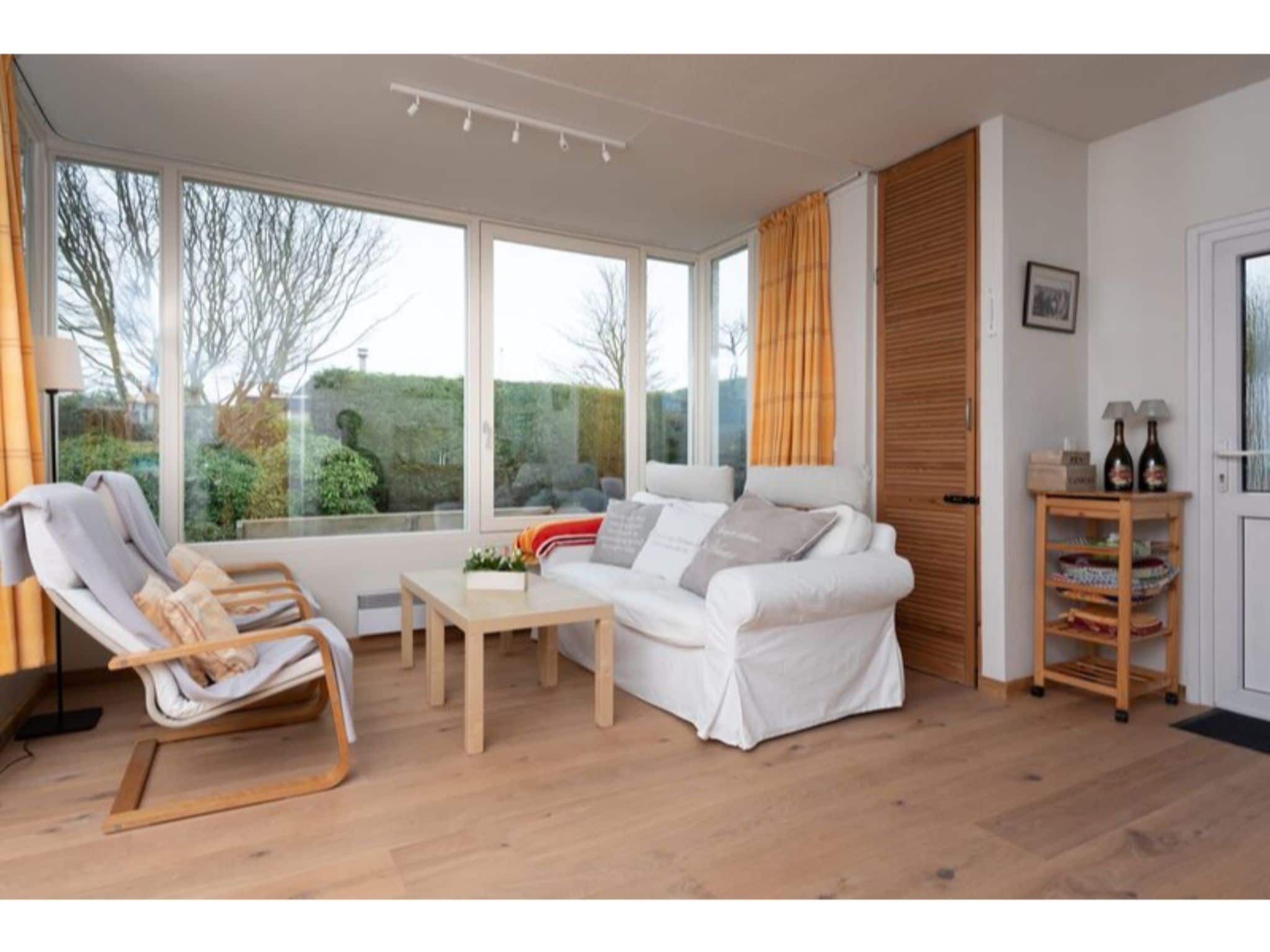 De woonkamer van Horizon 3 in Renesse