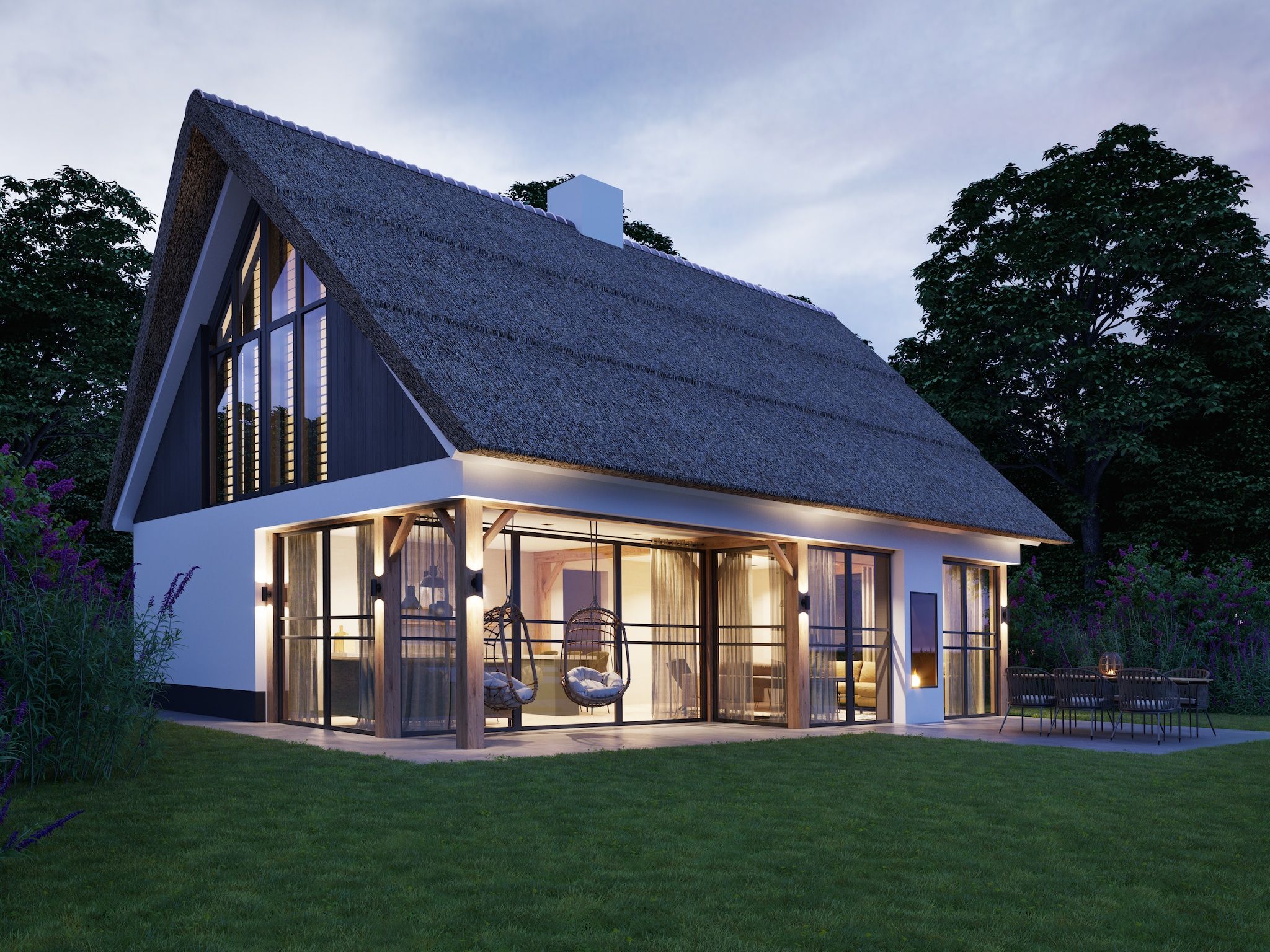 De buitenkant van Buytenveldt H2 in De Cocksdorp Texel