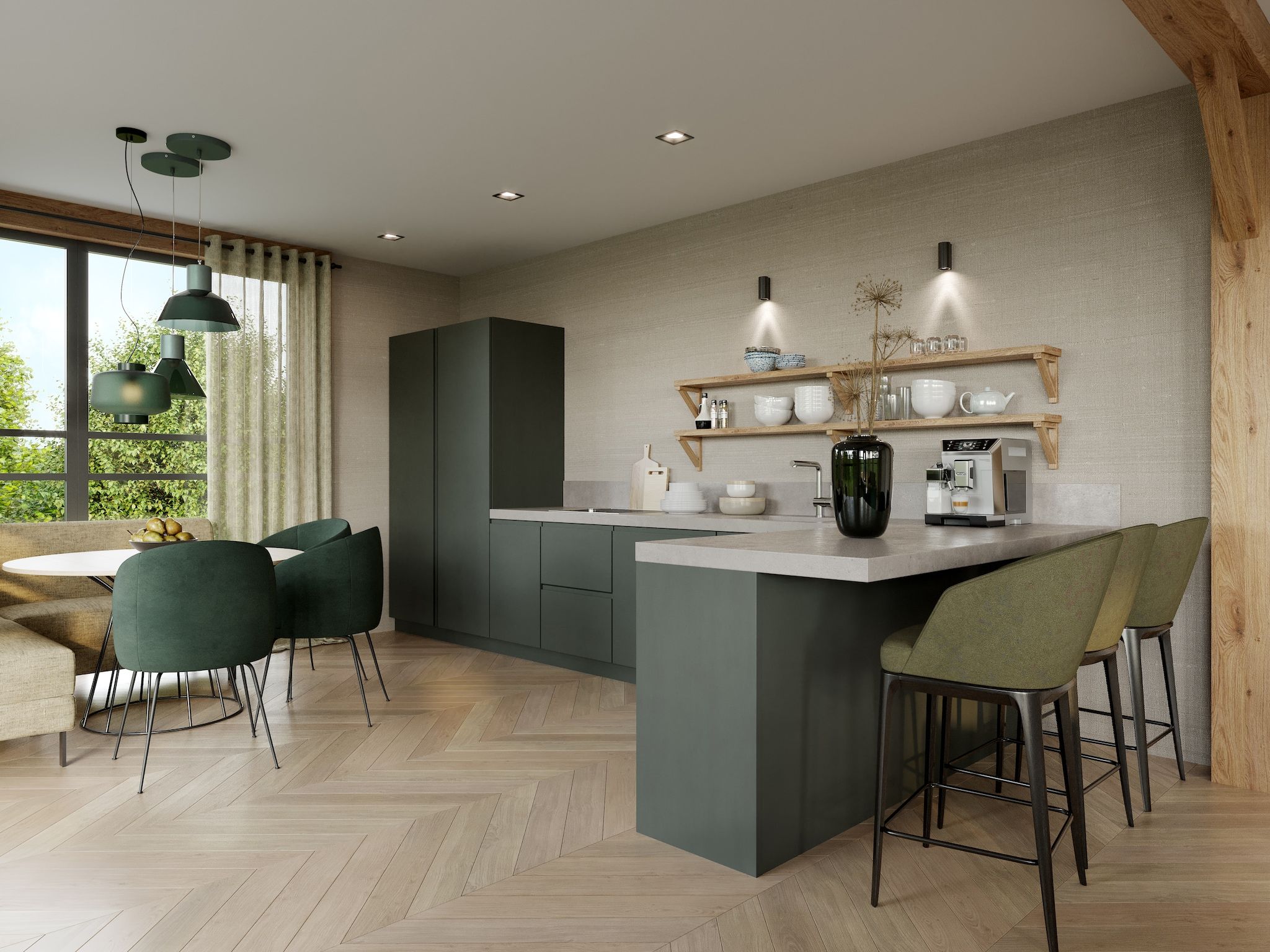 De keuken van Buytenveldt H5 in De Cocksdorp Texel
