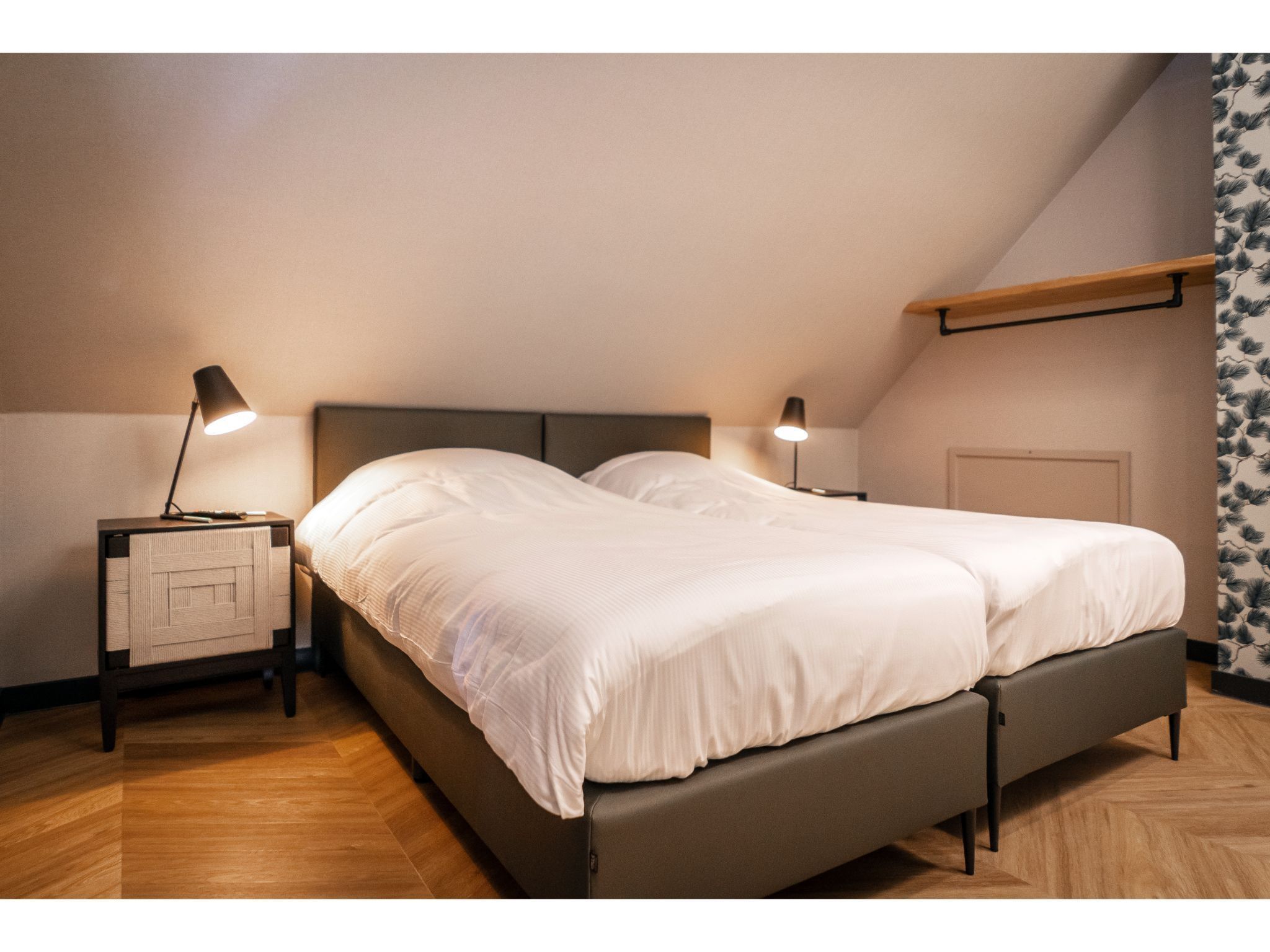 Een slaapkamer van Buytenveldt H5 in De Cocksdorp Texel