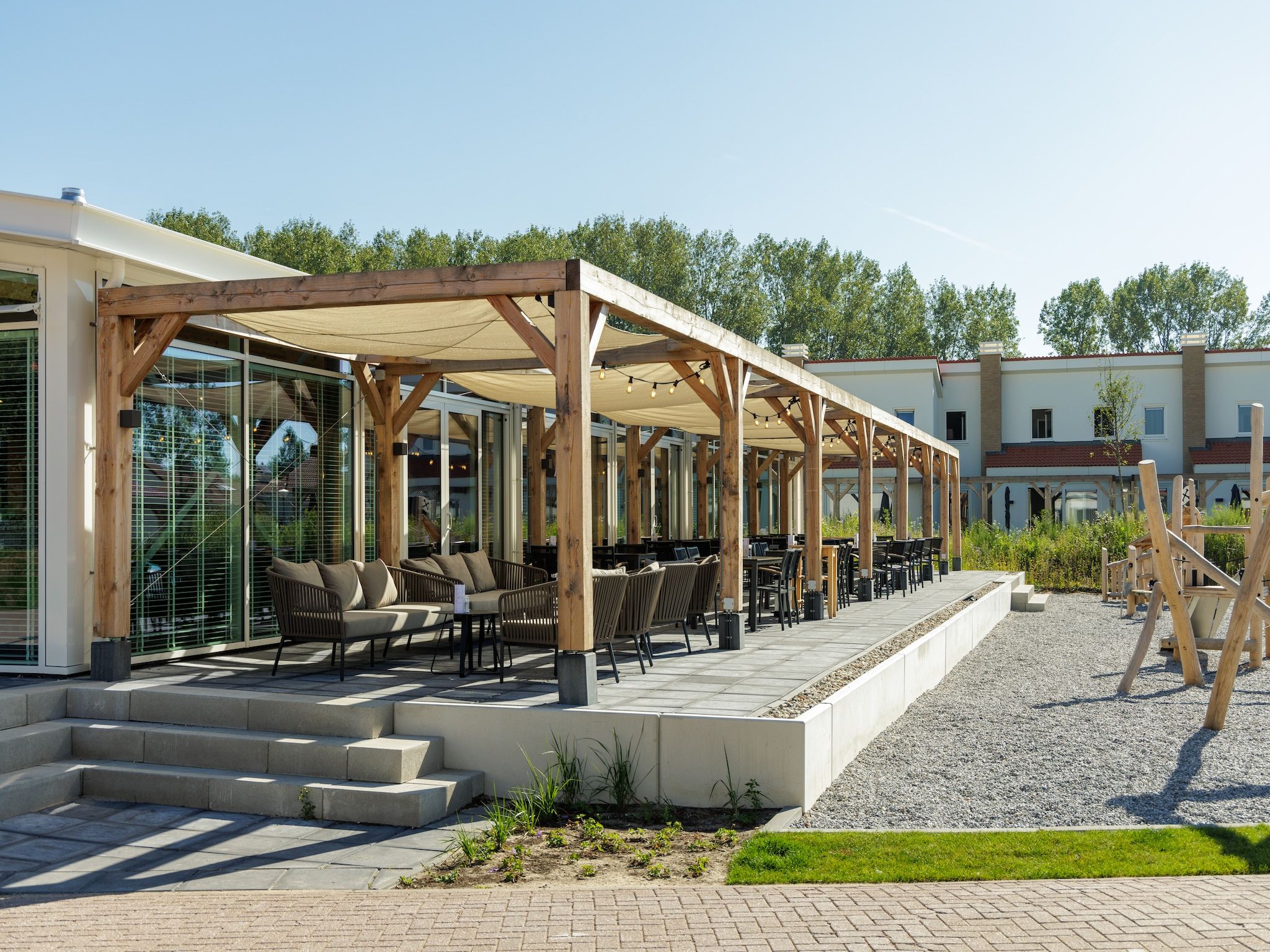 Parkfaciliteiten bij Duinresort Dunimar 2 in Noordwijkerhout