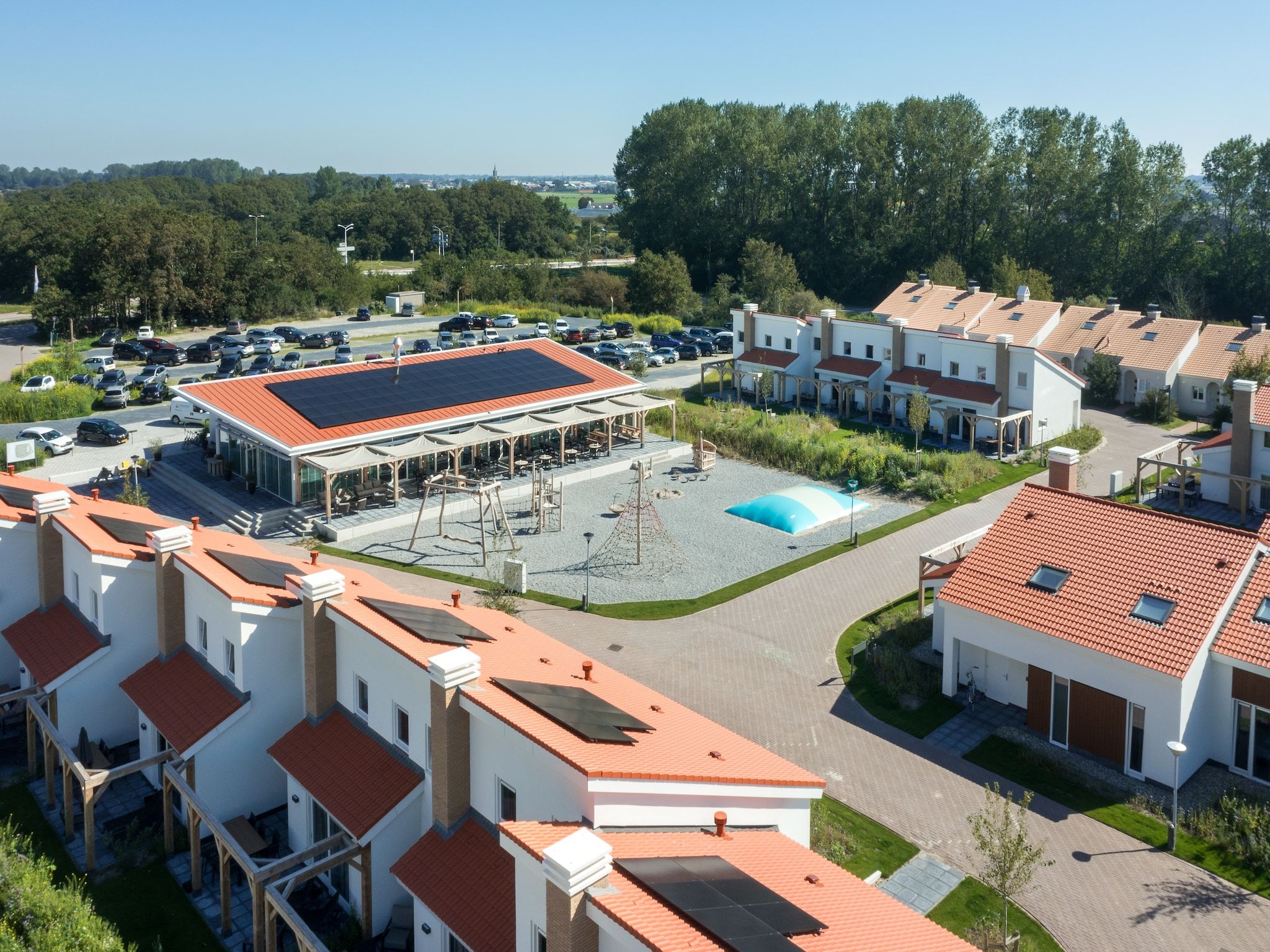 Parkfaciliteiten bij Duinresort Dunimar 2 in Noordwijkerhout