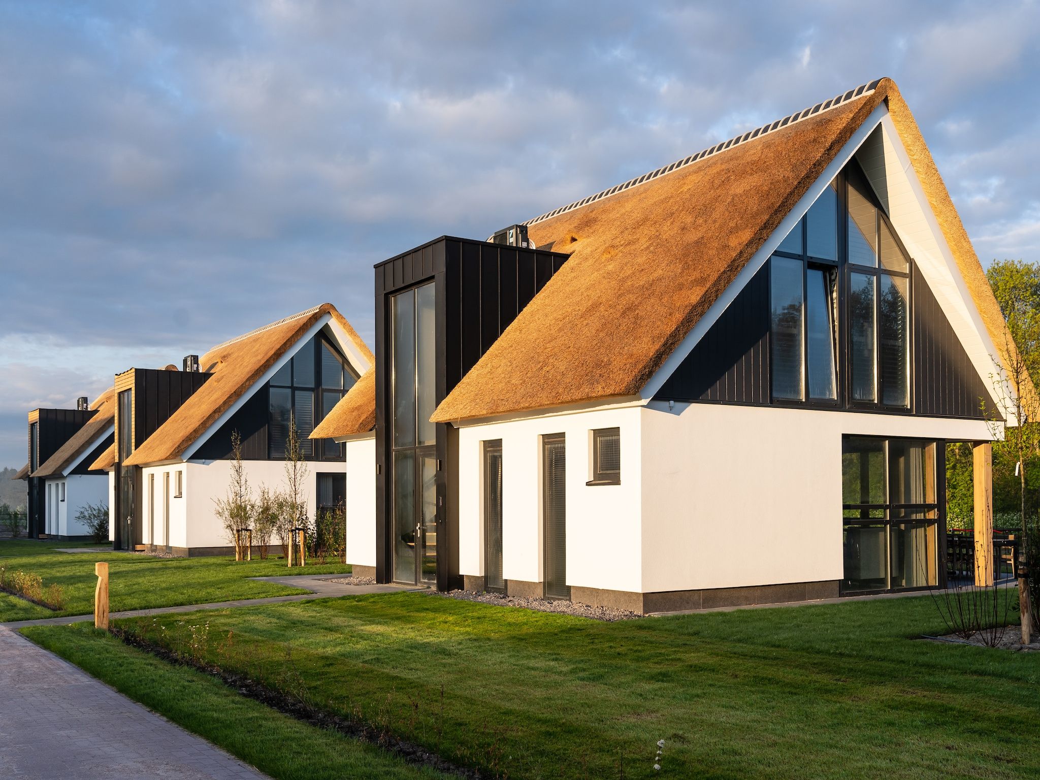 De buitenkant van Buytenveldt H1 in De Cocksdorp Texel