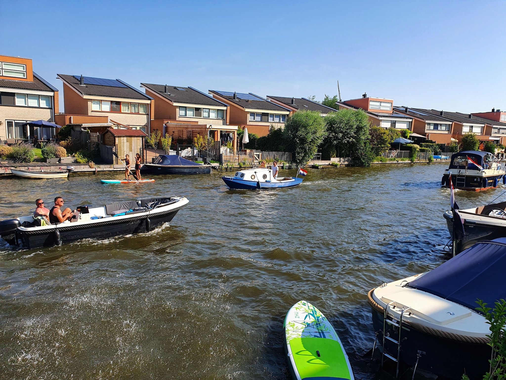 Het uitzicht vanaf Waterfront holiday home Alkmaar in Alkmaar