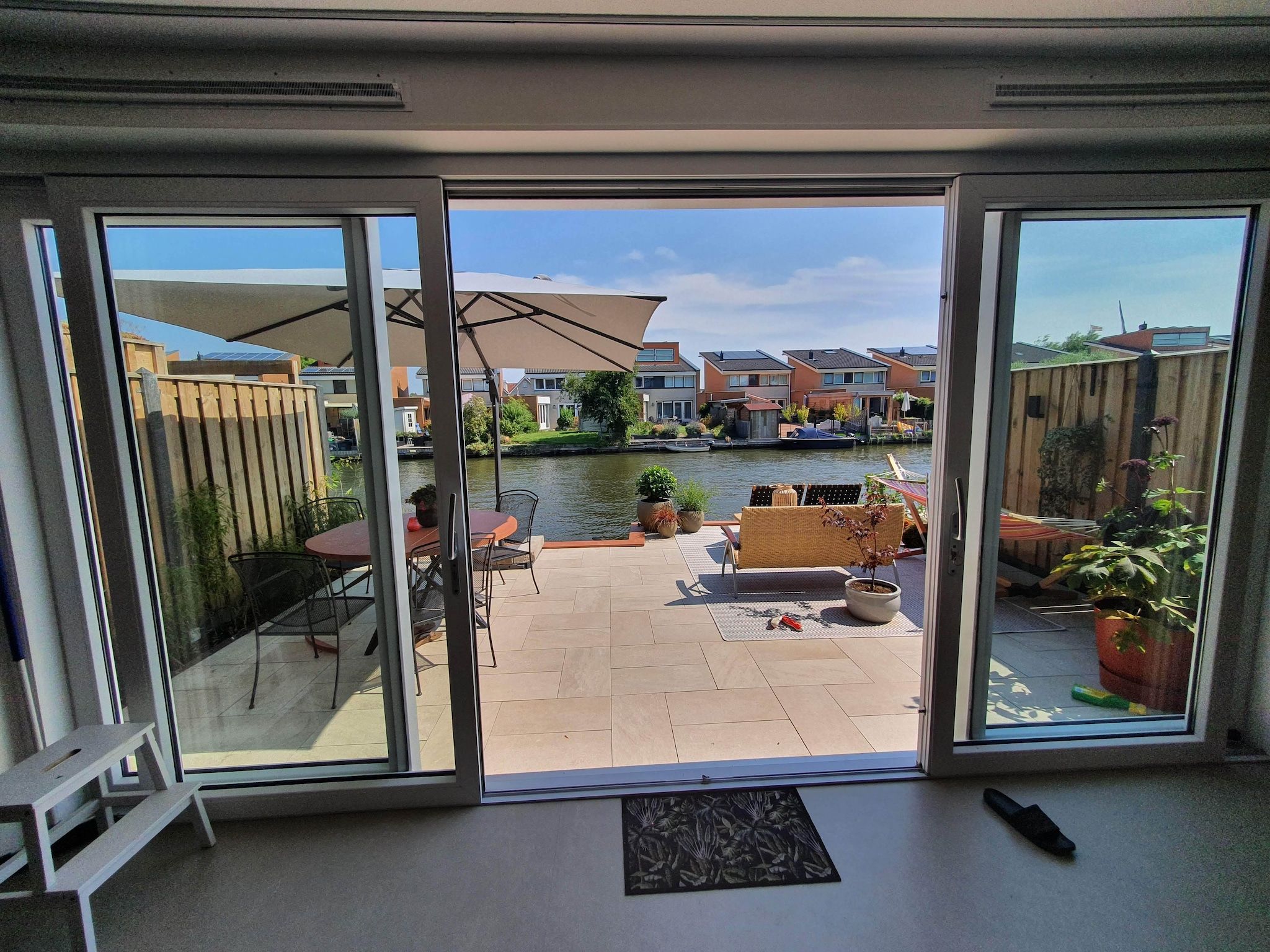 De tuin van Waterfront holiday home Alkmaar in Alkmaar