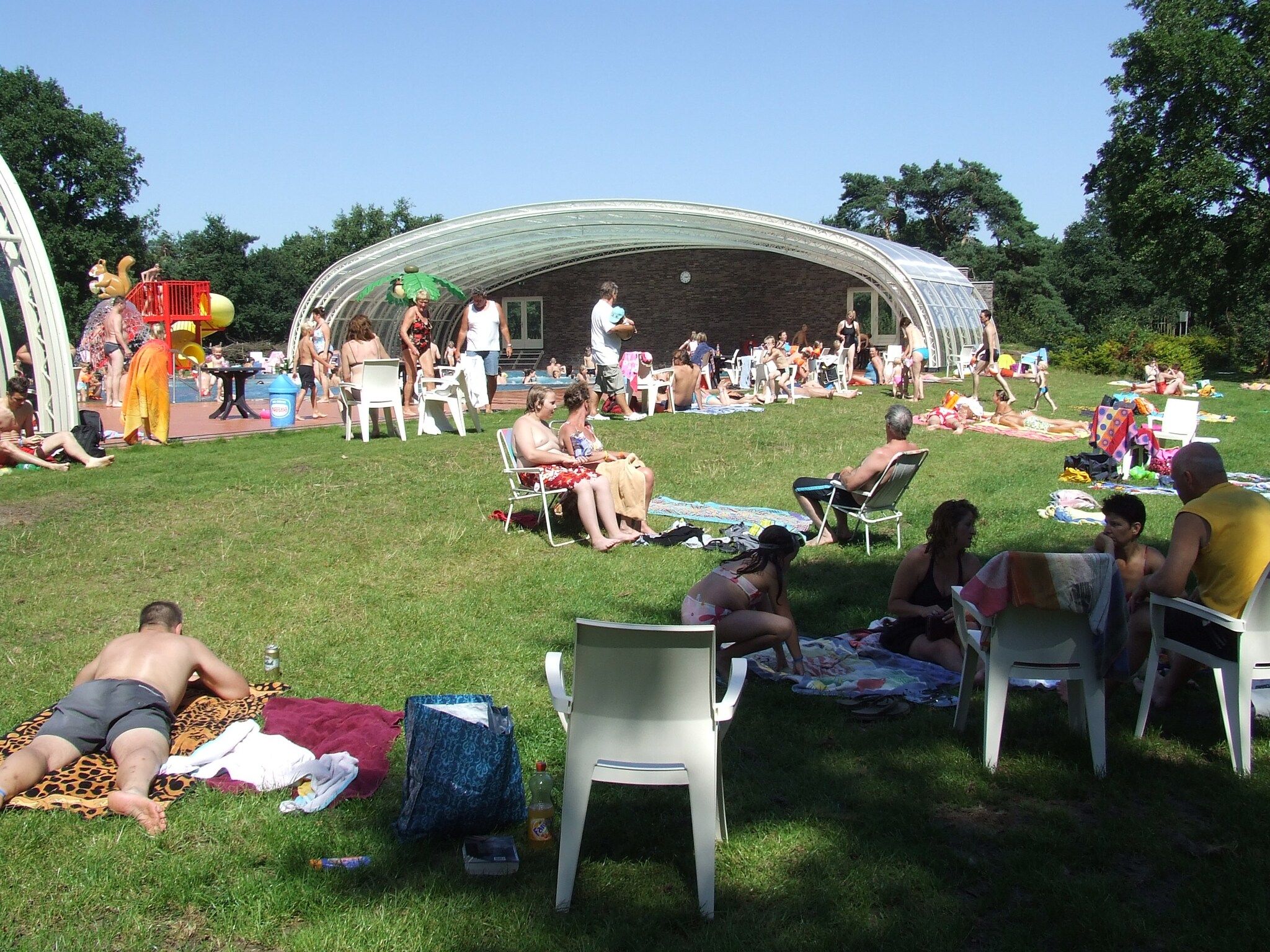 Parkfaciliteiten bij Vakantiepark Herperduin 19 in Herpen