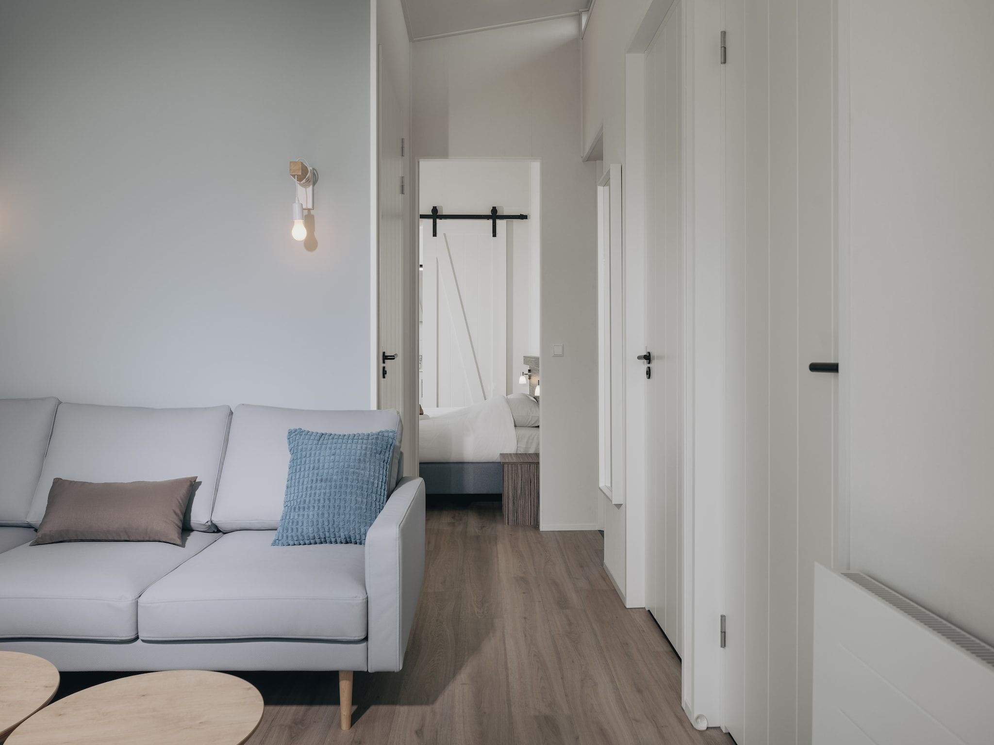 De woonkamer van Park Wijdenes 3 in Wijdenes