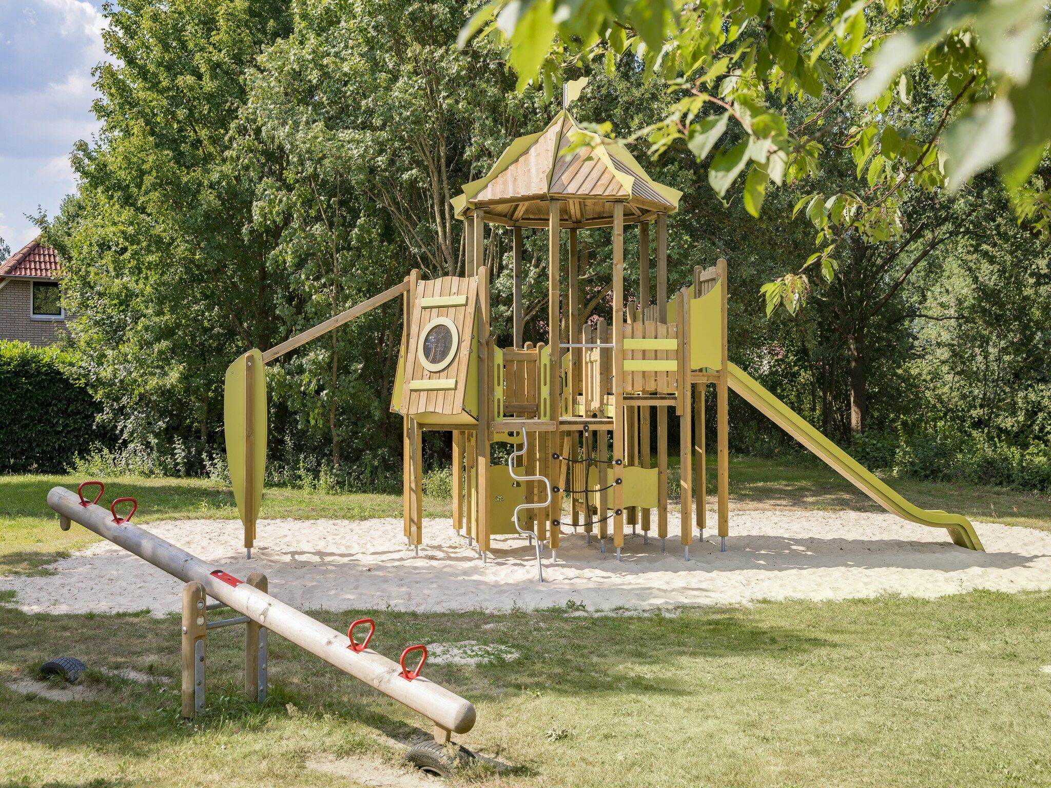 Parkfaciliteiten bij Recreatiepark Tolplas 16 in Hoge Hexel