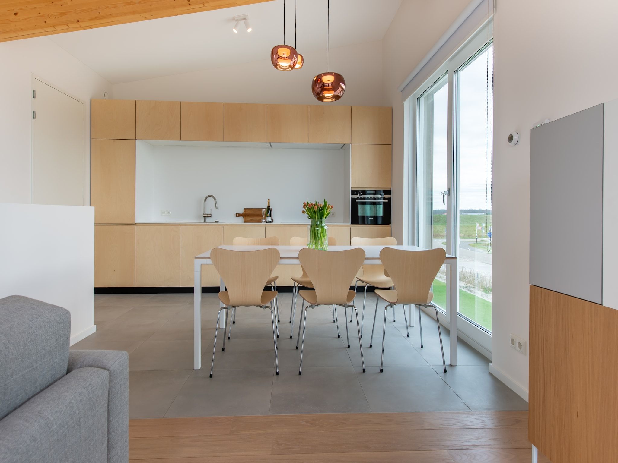 De keuken van Schotsmanweg 16 in Kamperland