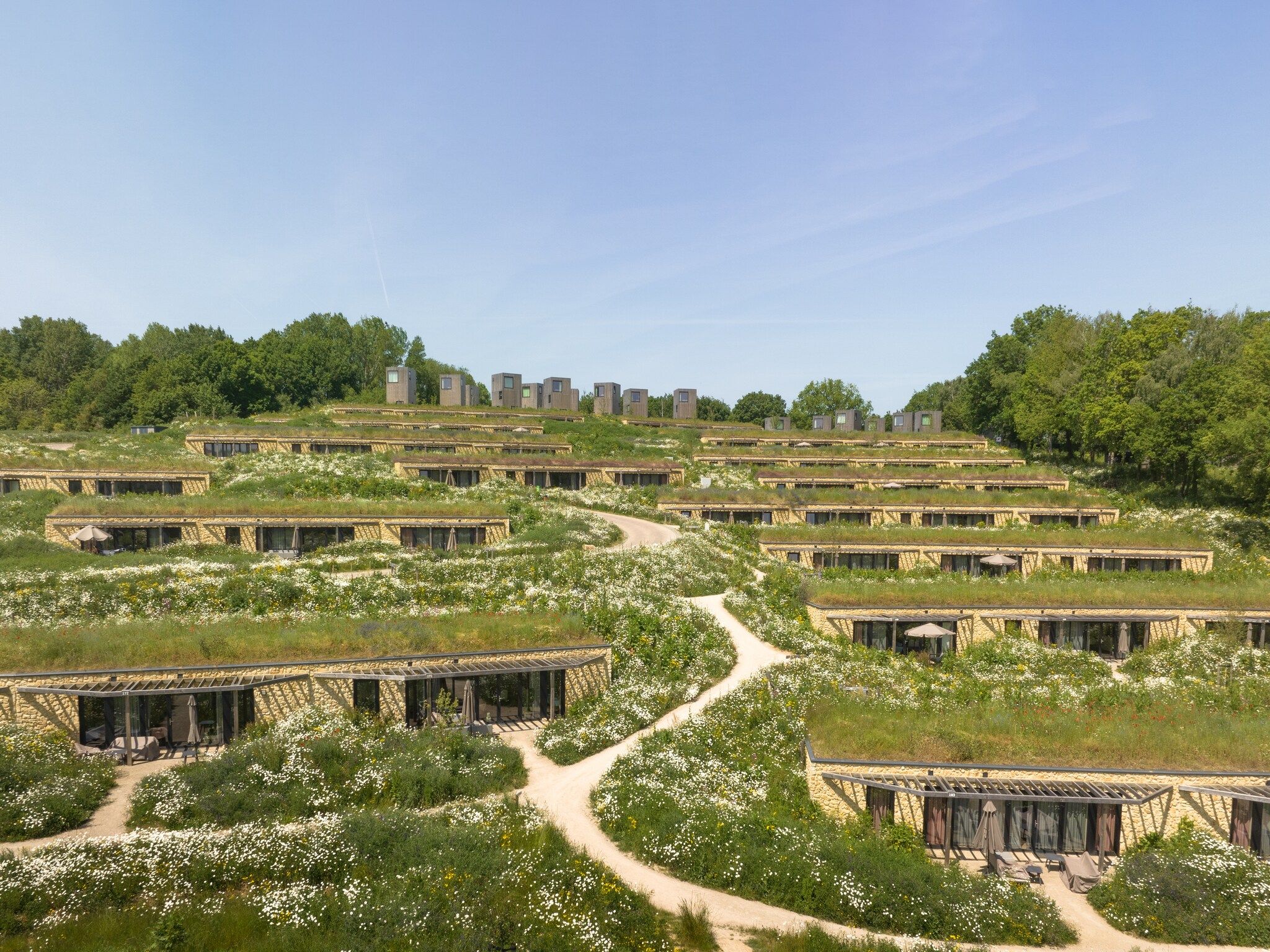 De buitenkant van Resort Gulpen 4 in Gulpen