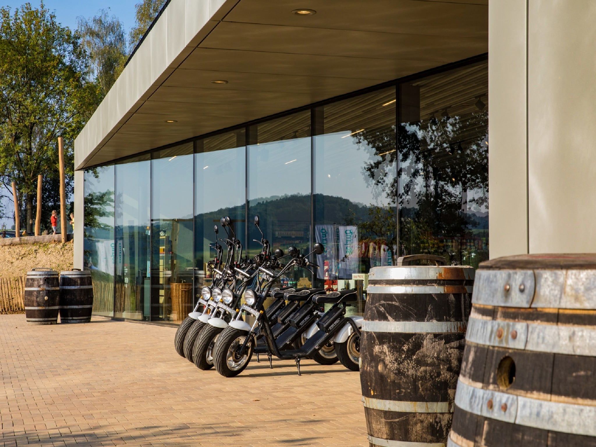 Parkfaciliteiten bij Resort Gulpen 9 in Gulpen