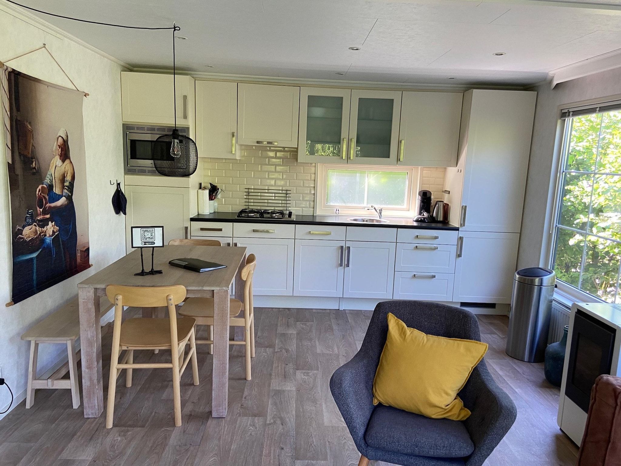 De keuken van Recreatiepark Wiringherlant - Wiringher Chalet 94 in Hippolytushoef
