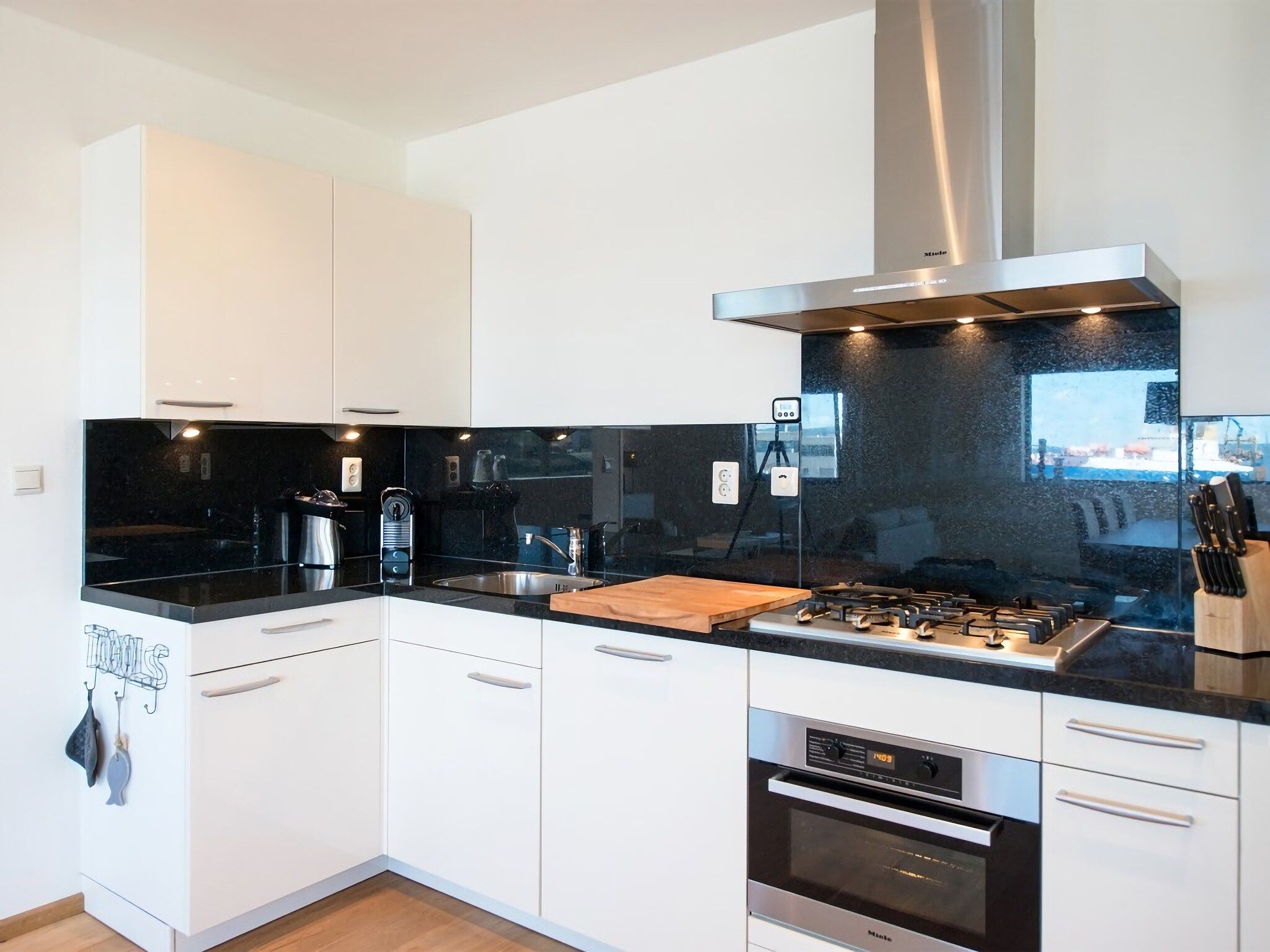 De keuken van Scheveningen Harbour 36 in Den Haag