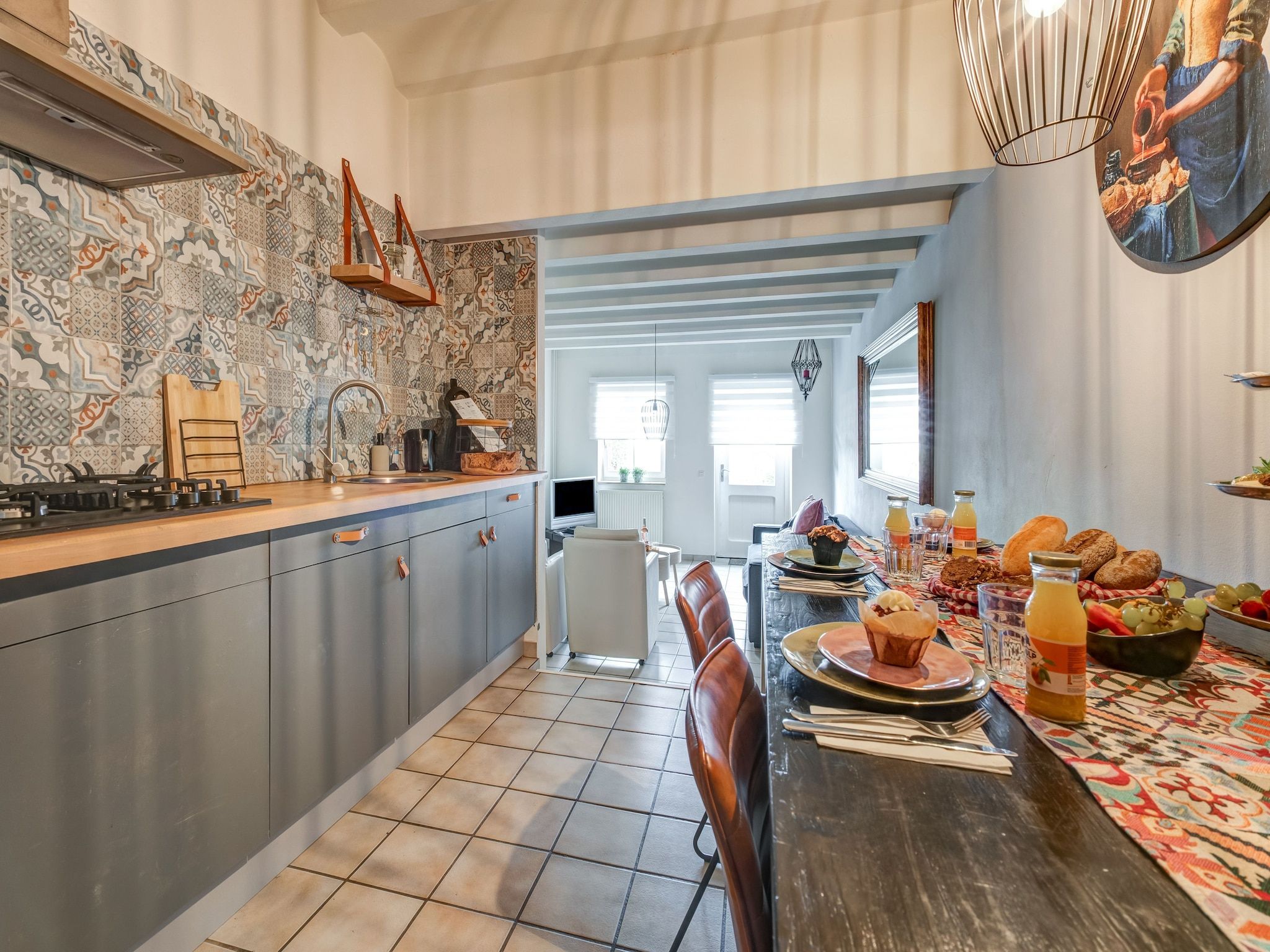 De keuken van Valleyview Cottages - NR12 in Voerendaal