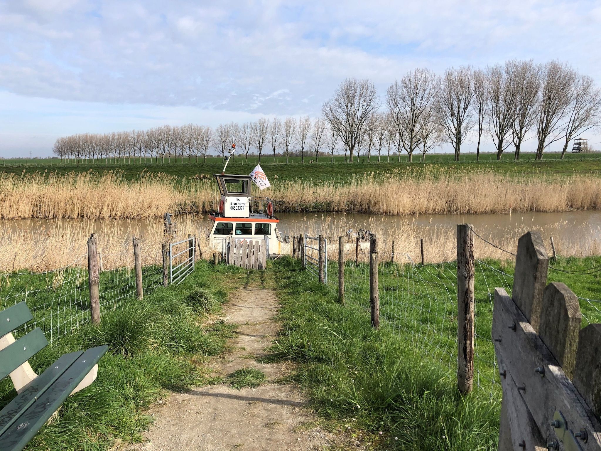 De omgeving van Villa Avondrood in Ooltgensplaat