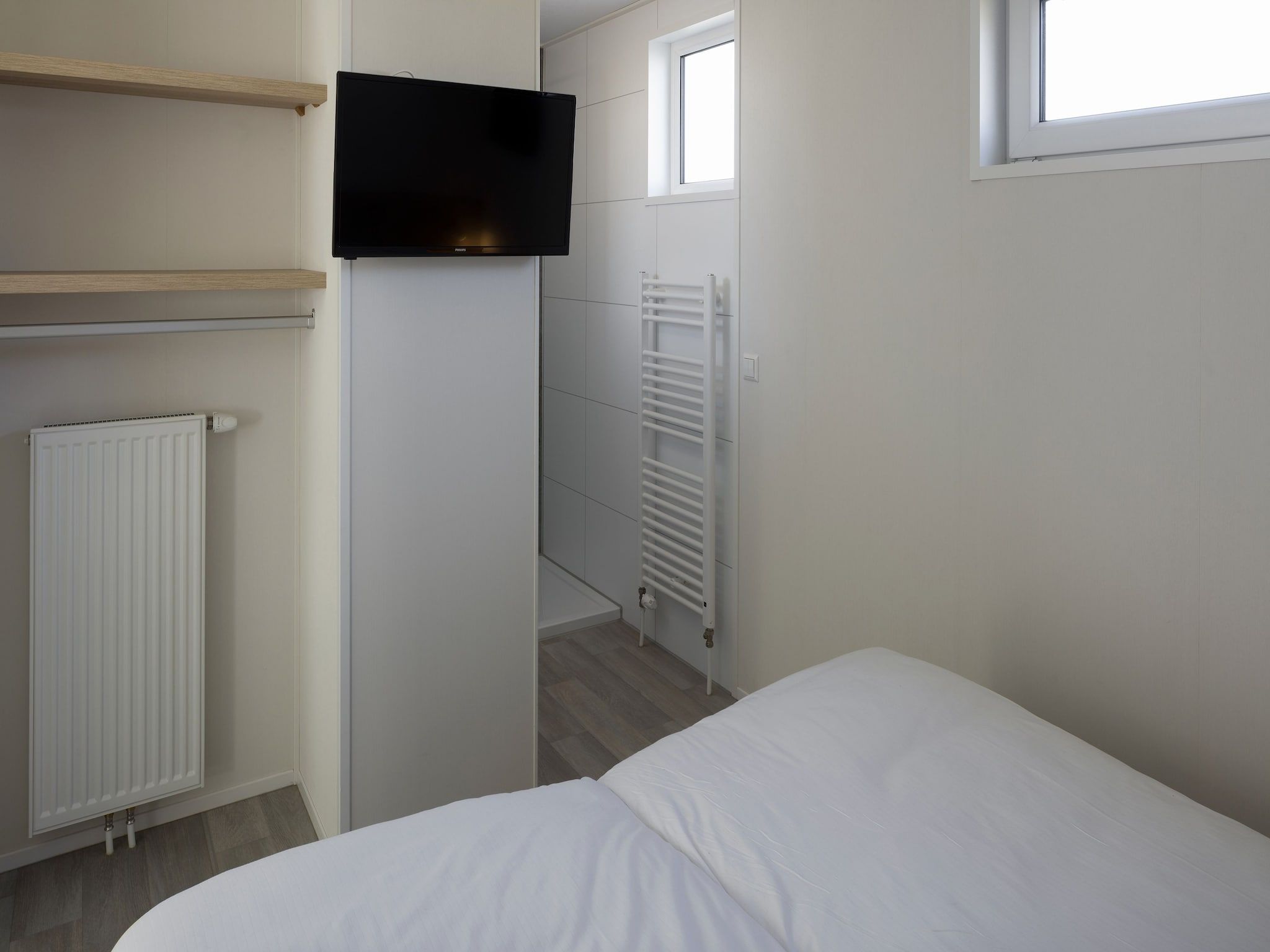 Een slaapkamer van Beach Resort Nieuwvliet-Bad 14 in Nieuwvliet-Bad