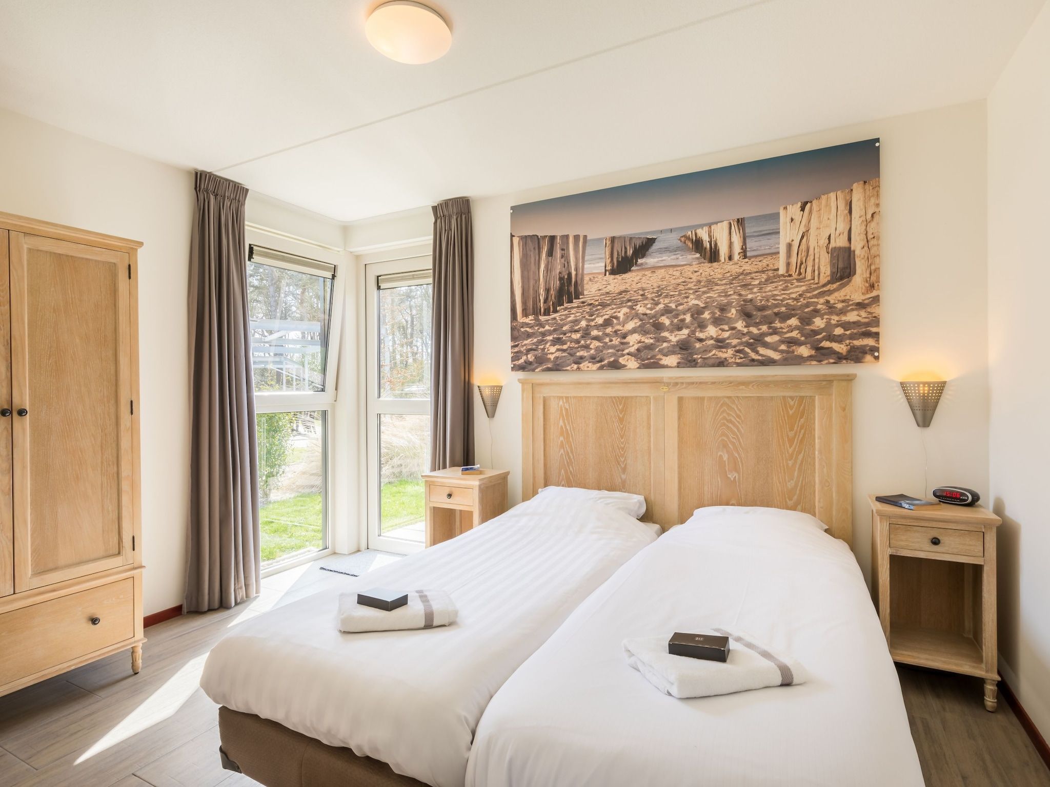 Een slaapkamer van Kustpark Texel 13 in De Koog