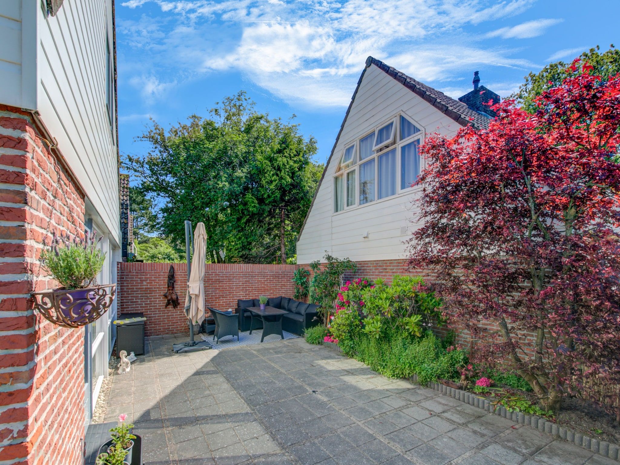 Het terras van Casa Mare in Noordwijkerhout
