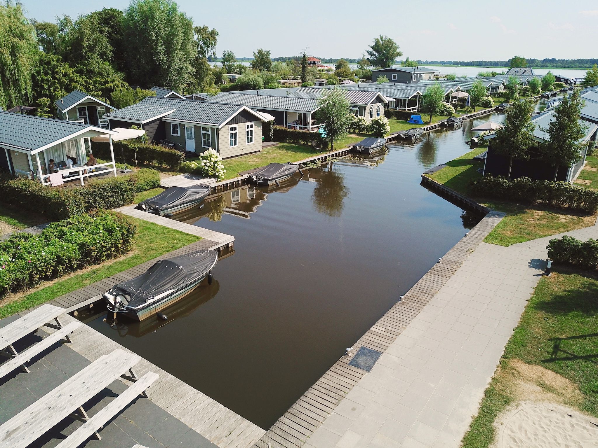 Parkfaciliteiten bij Vakantiepark Giethoorn 7 in Giethoorn
