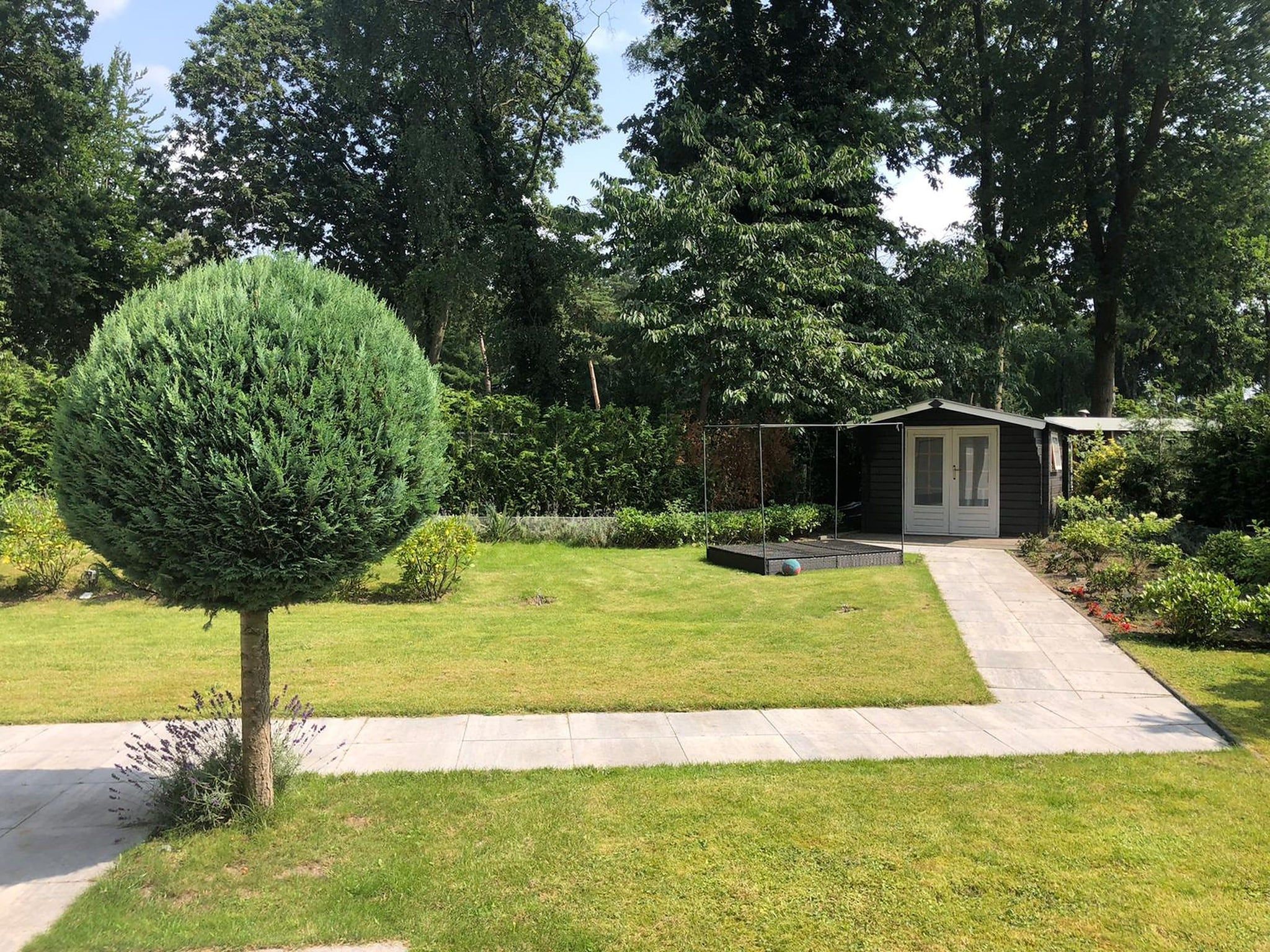 De tuin van De Trots van de Konijnenberg in Harderwijk